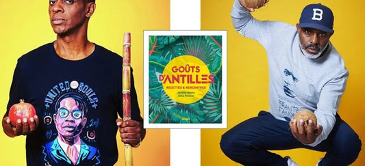 JC Barny et Claudy Siar posent en United Souls pour Goûts d'Antilles