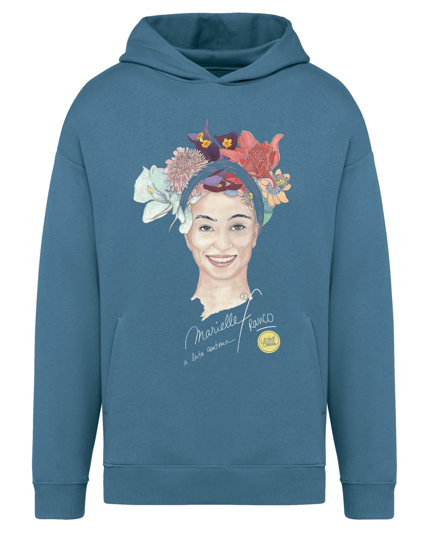 Marielle Franco I Der Unisex-Kapuzenpullover in Übergröße