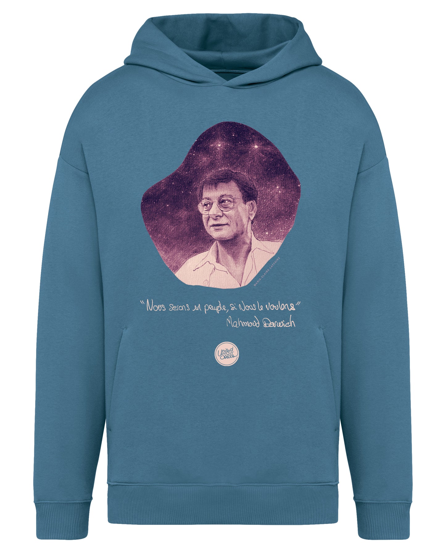 Mahmoud Darwish I Der Unisex Oversized Hoodie