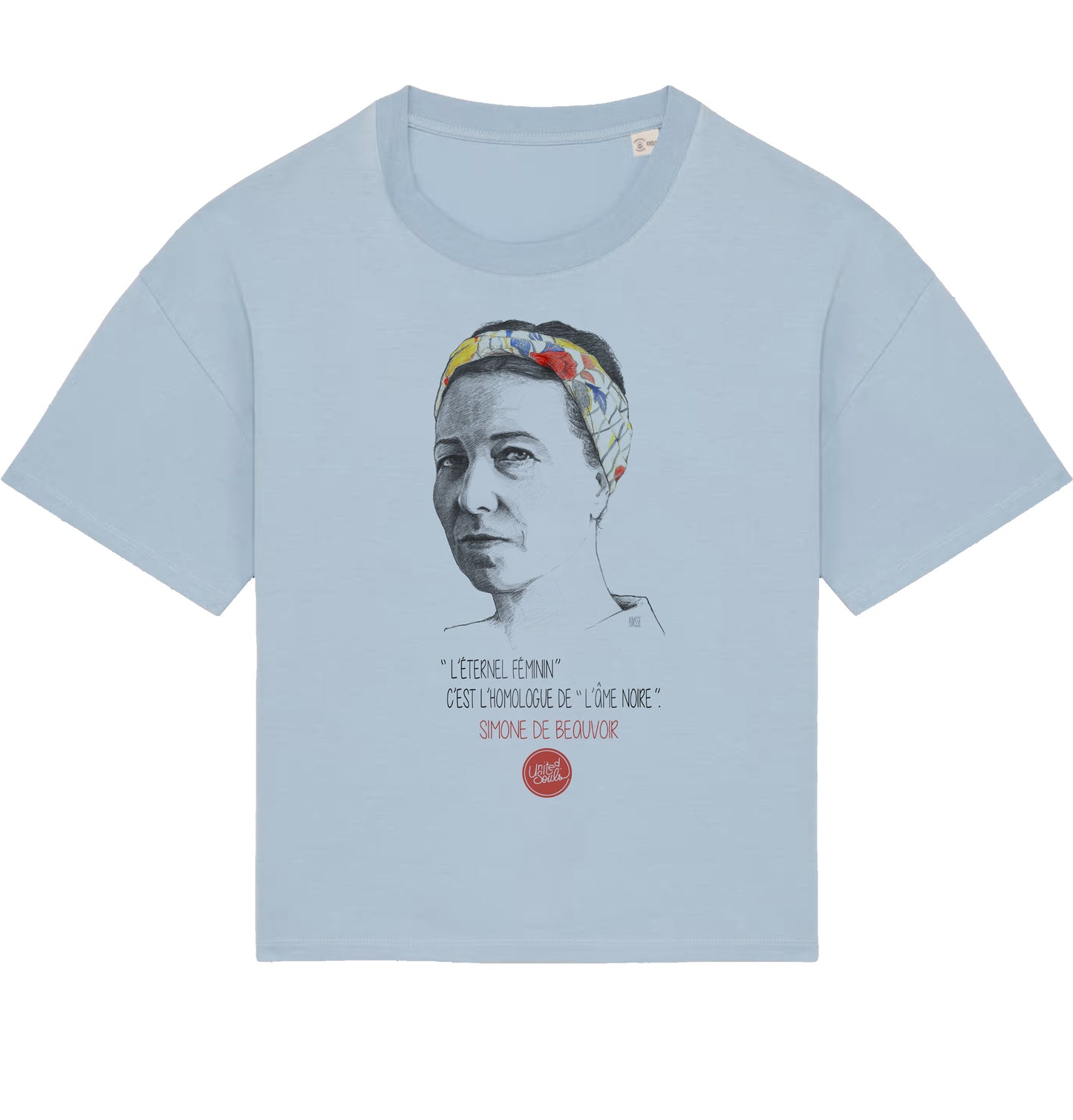 Simone de Beauvoir I Le T-shirt oversize Femme