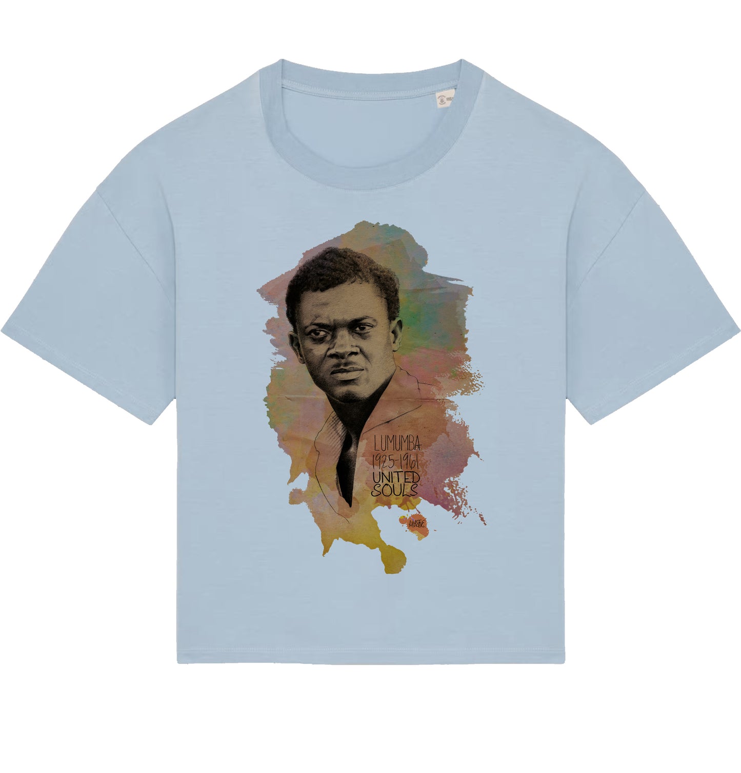 Lumumba Color I Women's oversized T-shirt