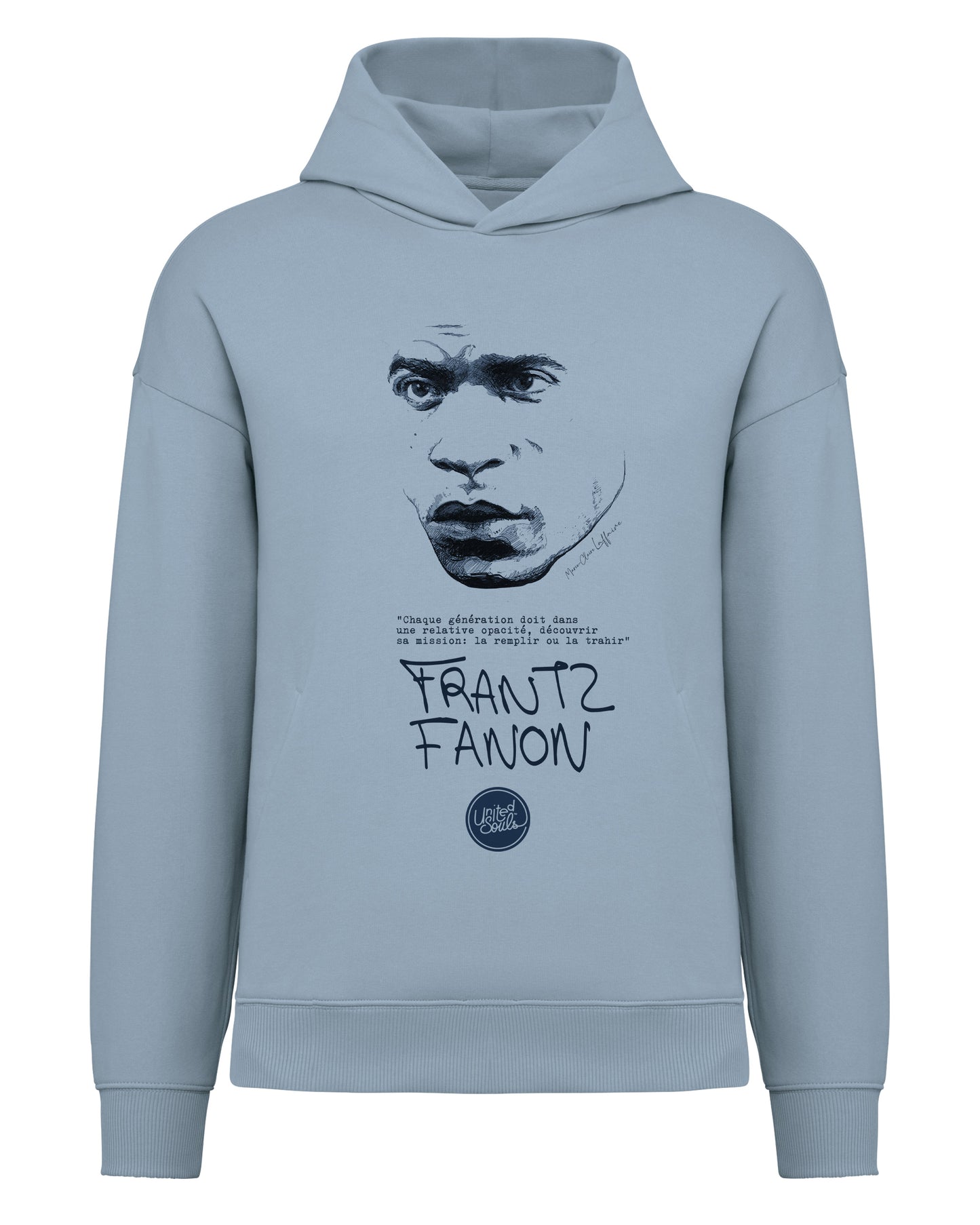 Frantz Fanon I Der Unisex-Oversize-Hoodie