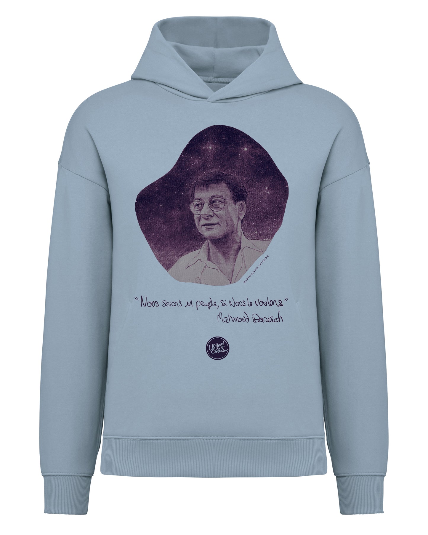 Mahmoud Darwish I Der Unisex Oversized Hoodie