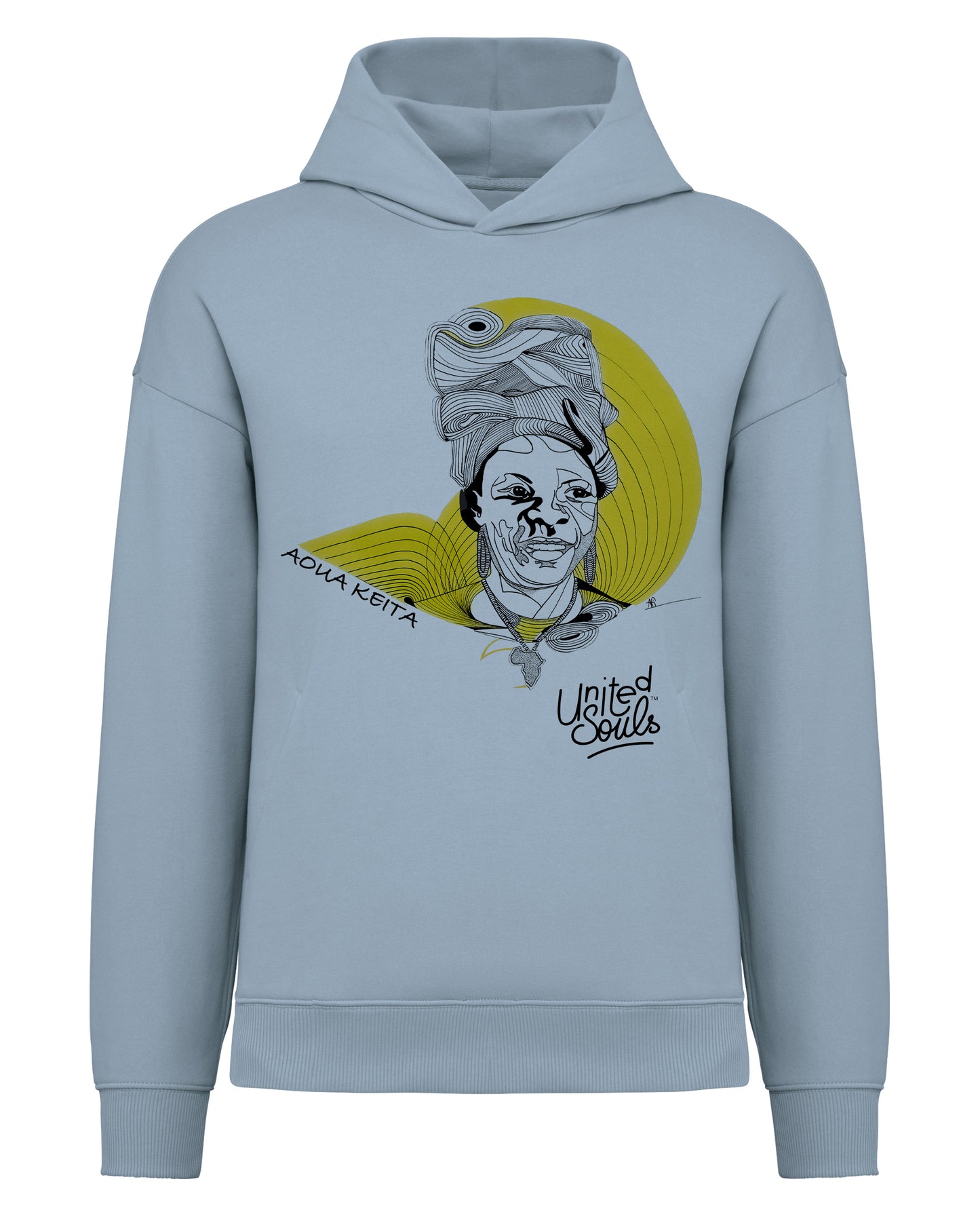 Aoua Keïta I Le sweat-shirt à capuche oversize unisexe