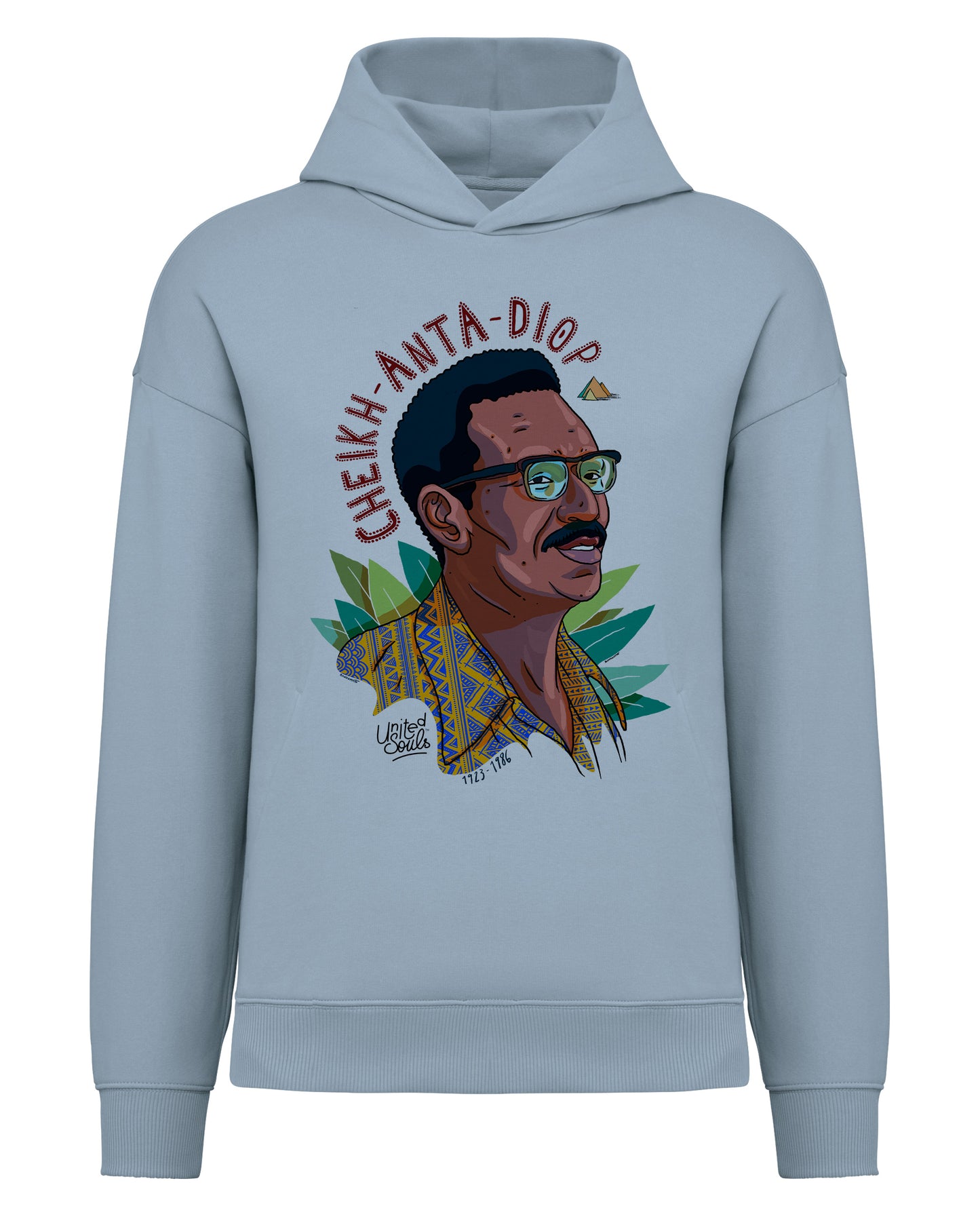 Cheikh Anta Diop I Der Unisex-Kapuzenpullover in Übergröße