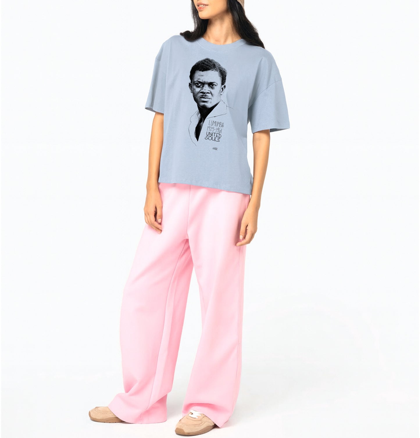 Lumumba Classic I Women's oversized T-shirt