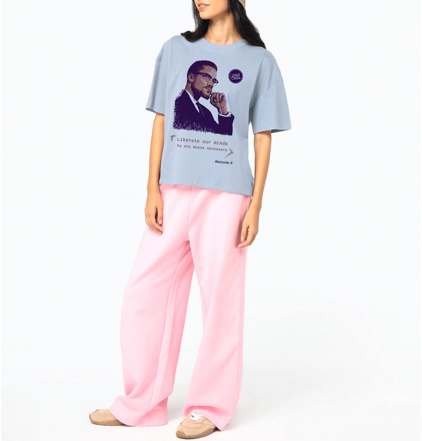 Malcolm X I Le T-shirt oversize Femme