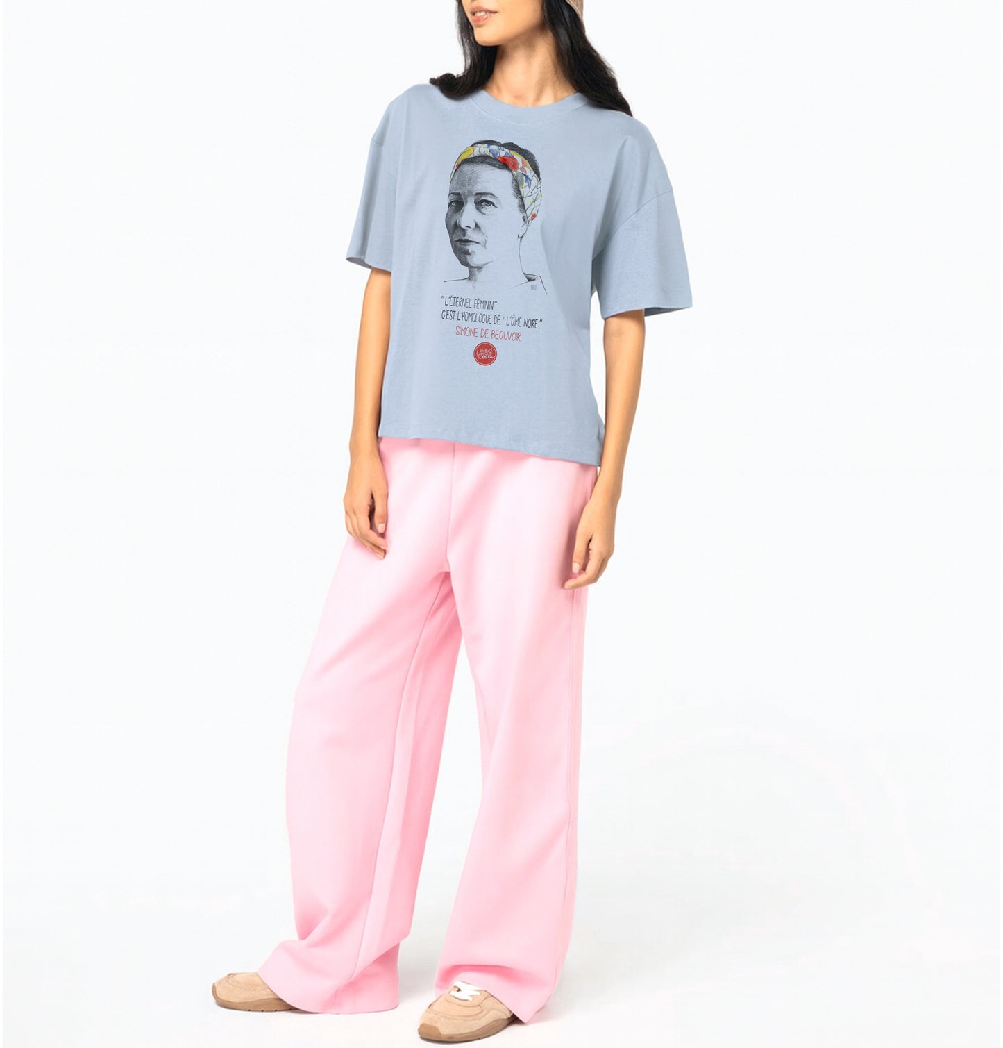 Simone de Beauvoir I Le T-shirt oversize Femme