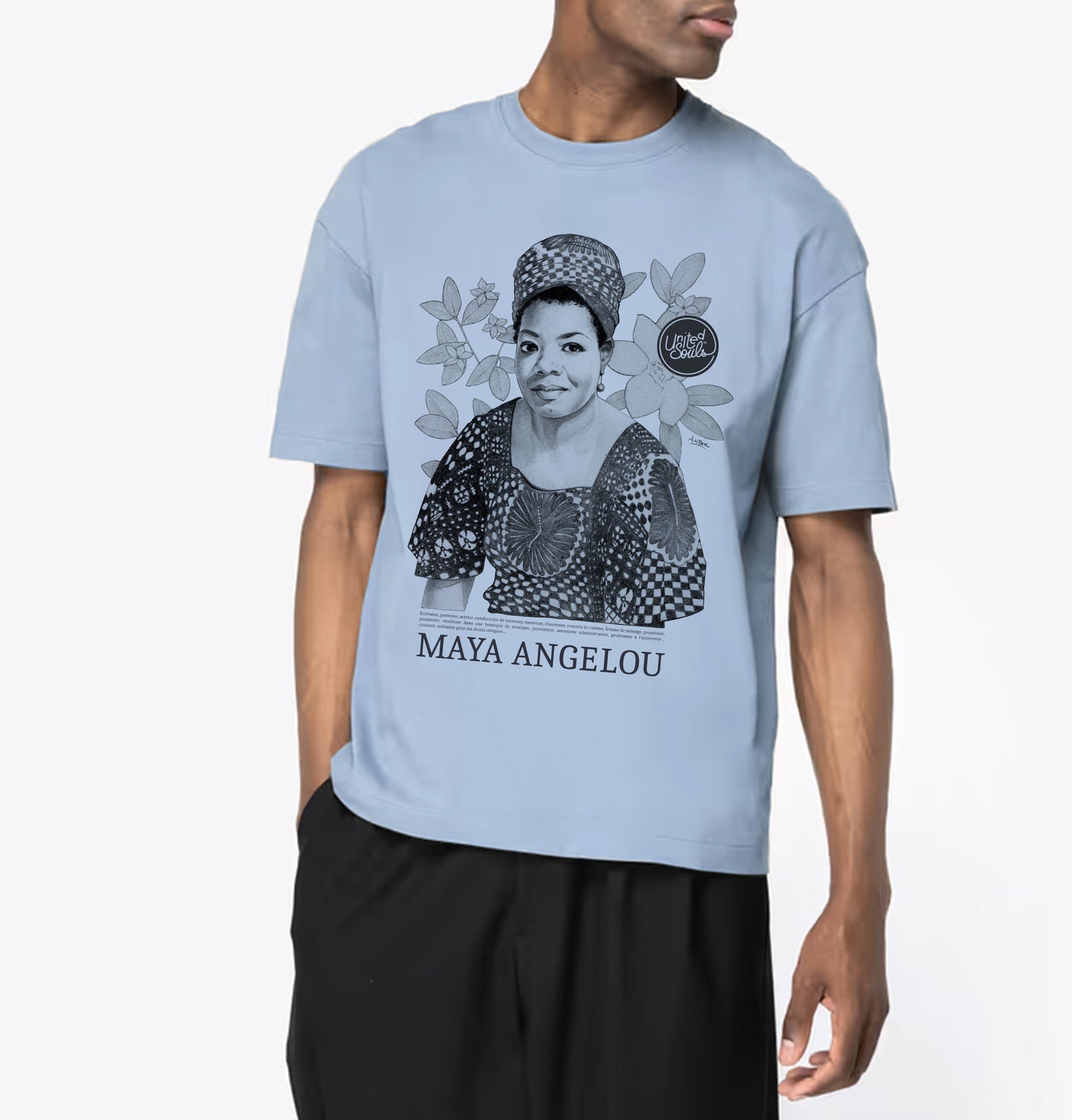 Maya Angelou Classic I Das übergroße T-Shirt für Männer