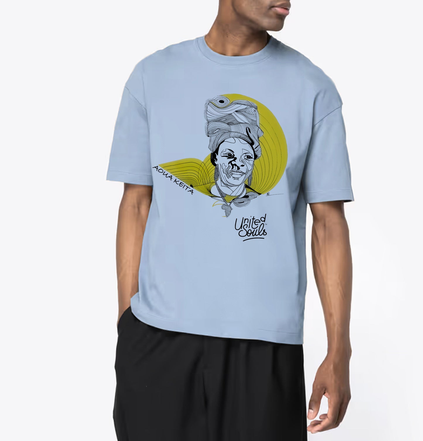 Aoua Keïta I Men's Oversized T-shirt