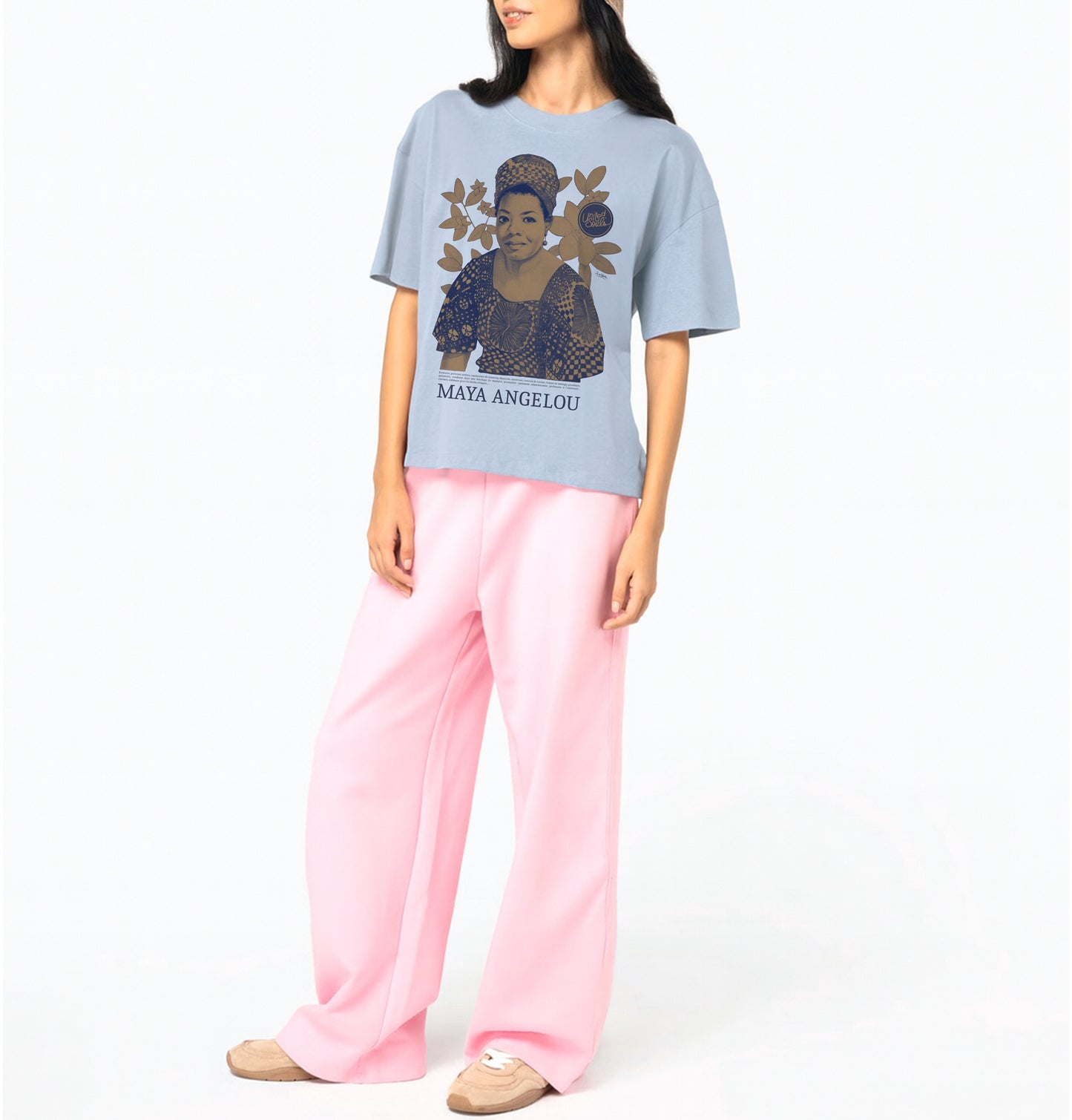 Maya Angelou Color I Le T-shirt oversize Femme
