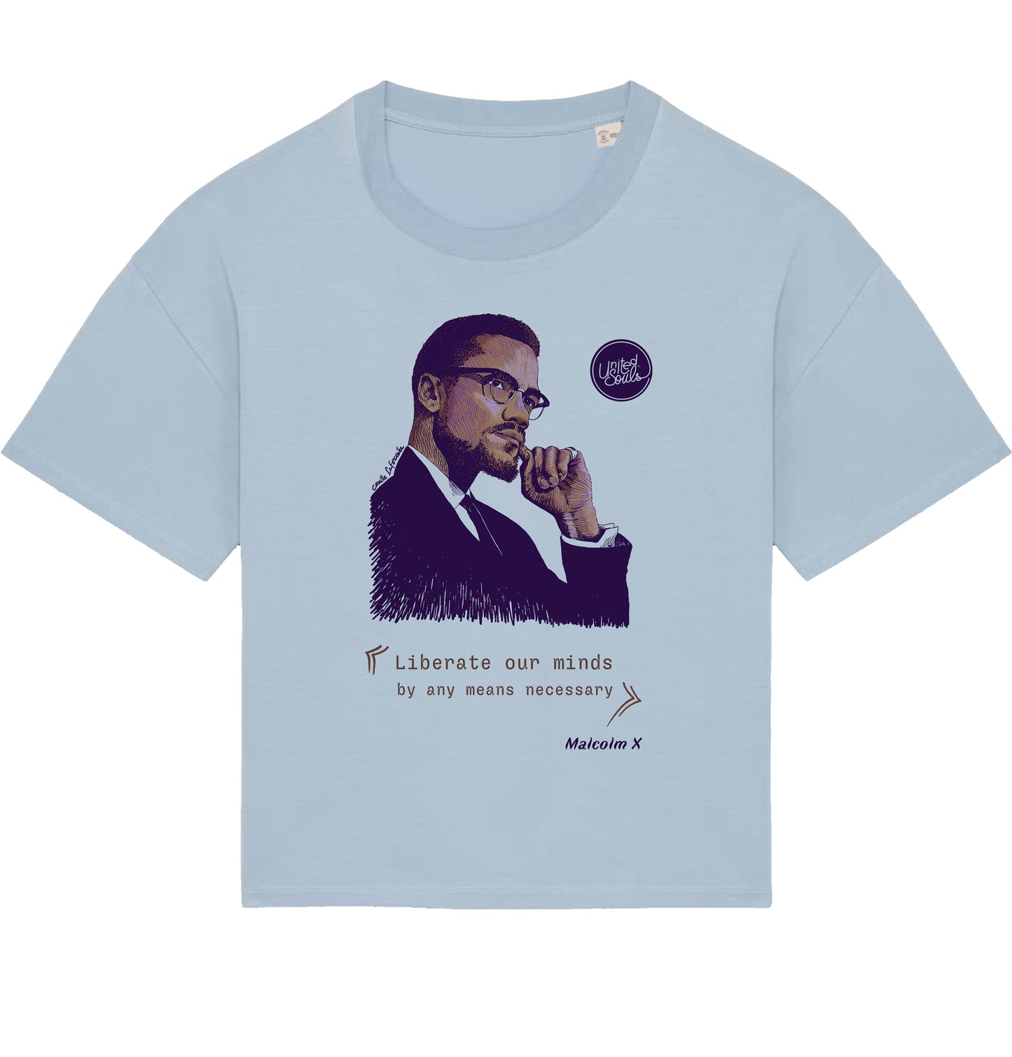 Malcolm X I Le T-shirt oversize Femme