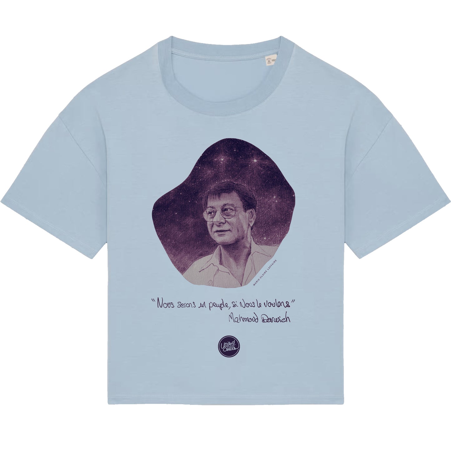 Mahmoud Darwich I Le T-shirt oversize Femme