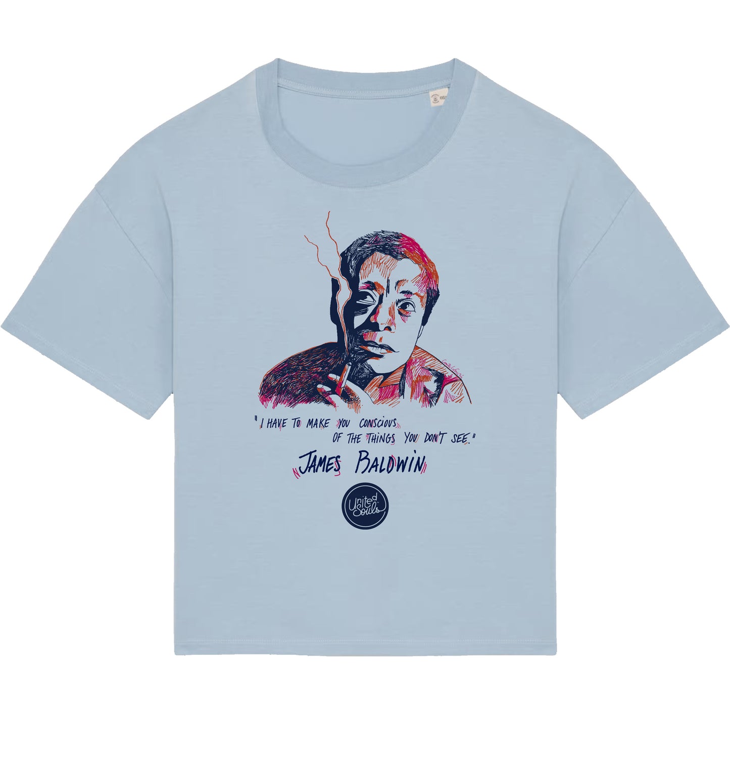 James Baldwin I Le T-shirt oversize Femme