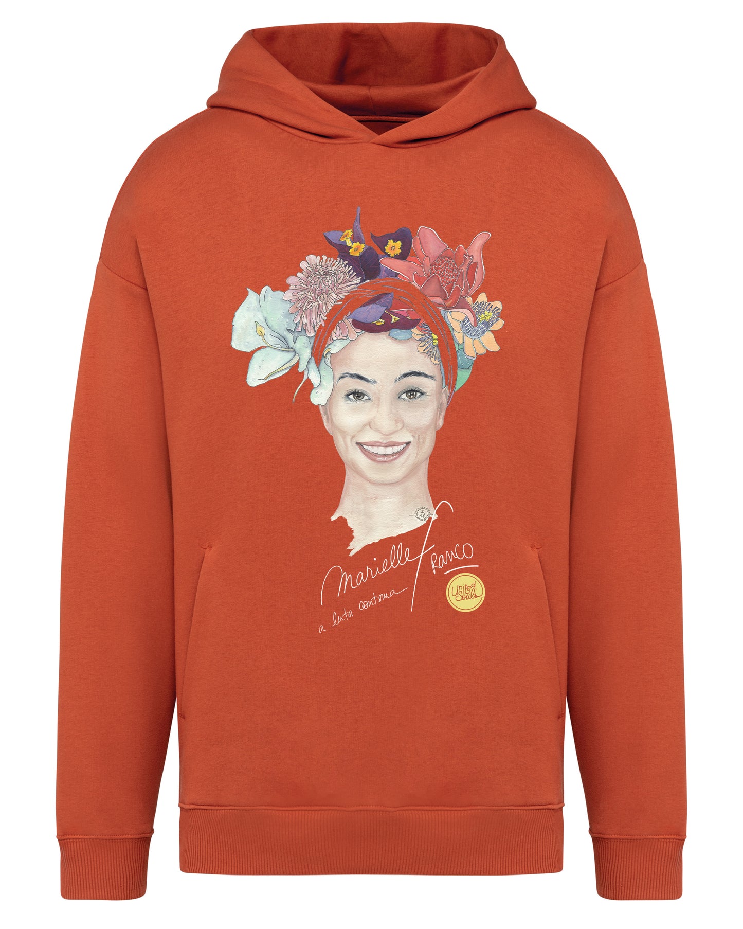 Marielle Franco I Der Unisex-Kapuzenpullover in Übergröße