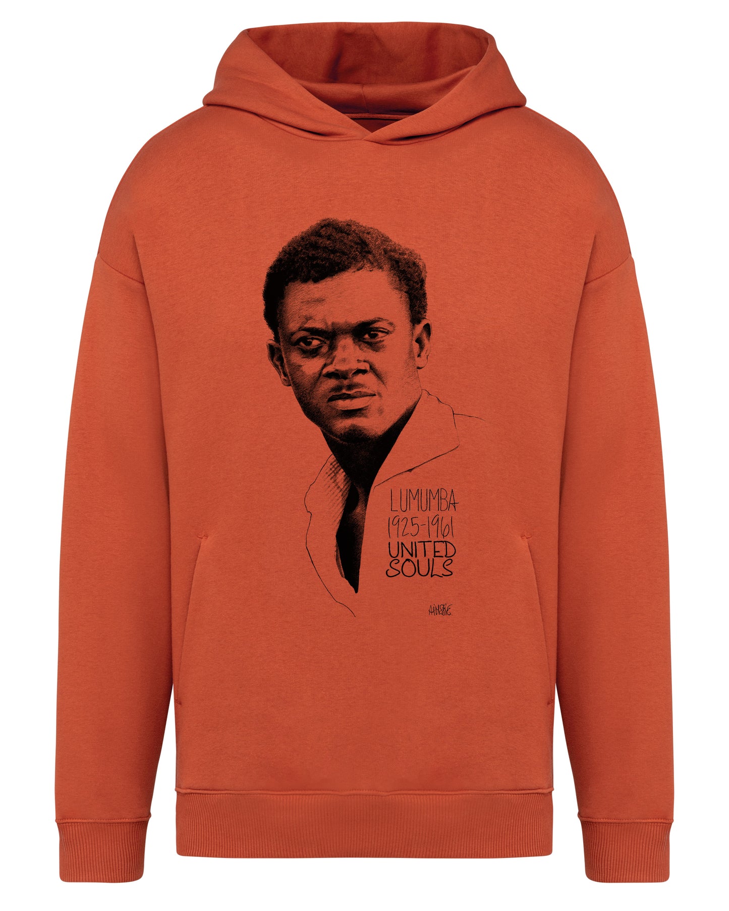 Lumumba Classic I The unisex oversized hoodie