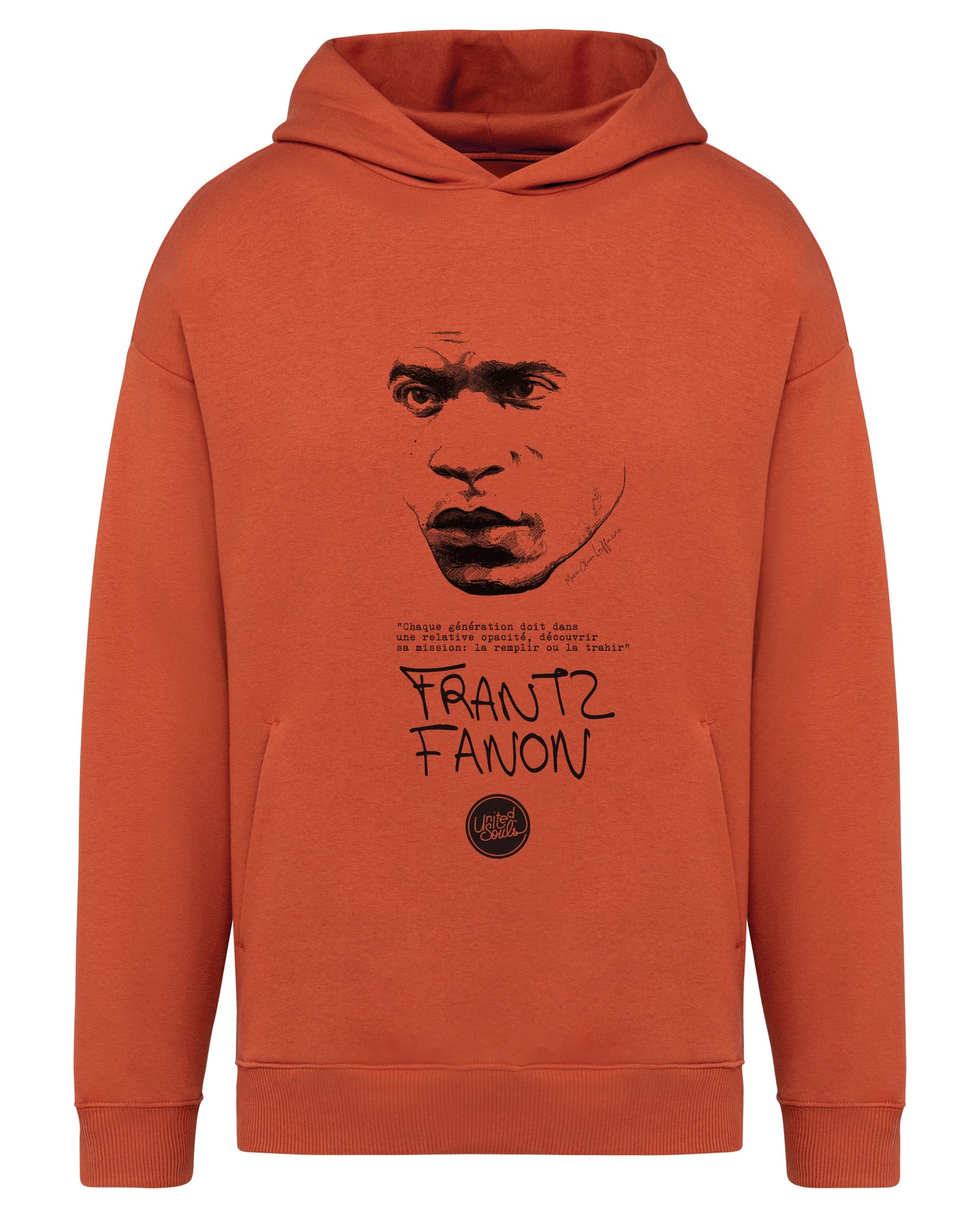 Frantz Fanon I Der Unisex-Oversize-Hoodie