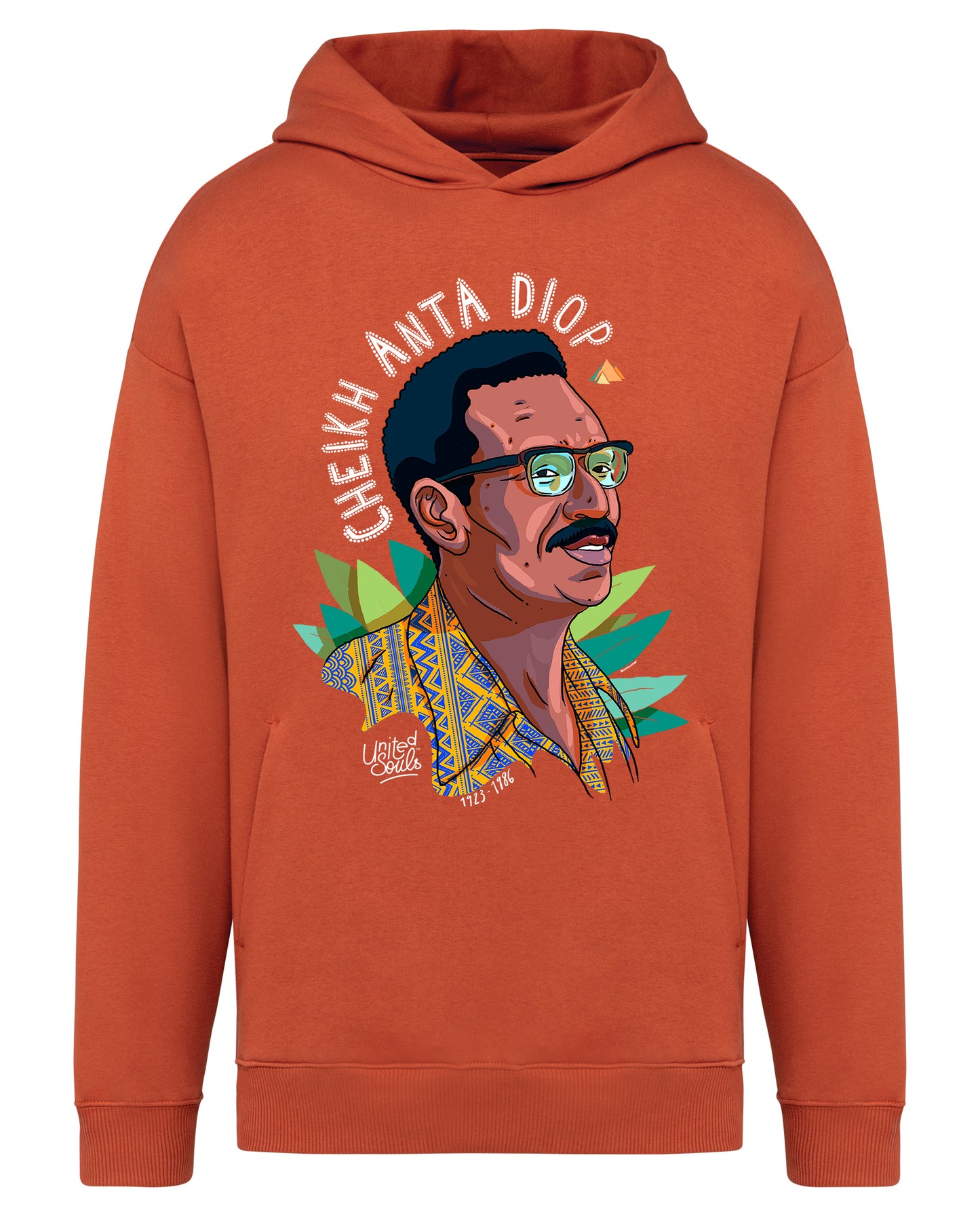 Cheikh Anta Diop I Der Unisex-Kapuzenpullover in Übergröße