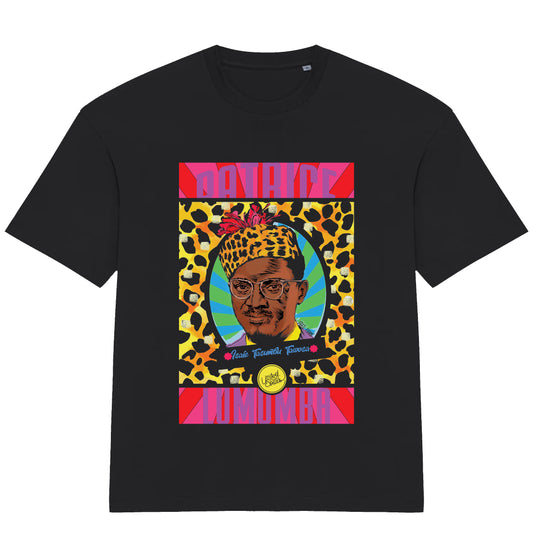 Lumumba Pop Art I Men's oversized T-shirt