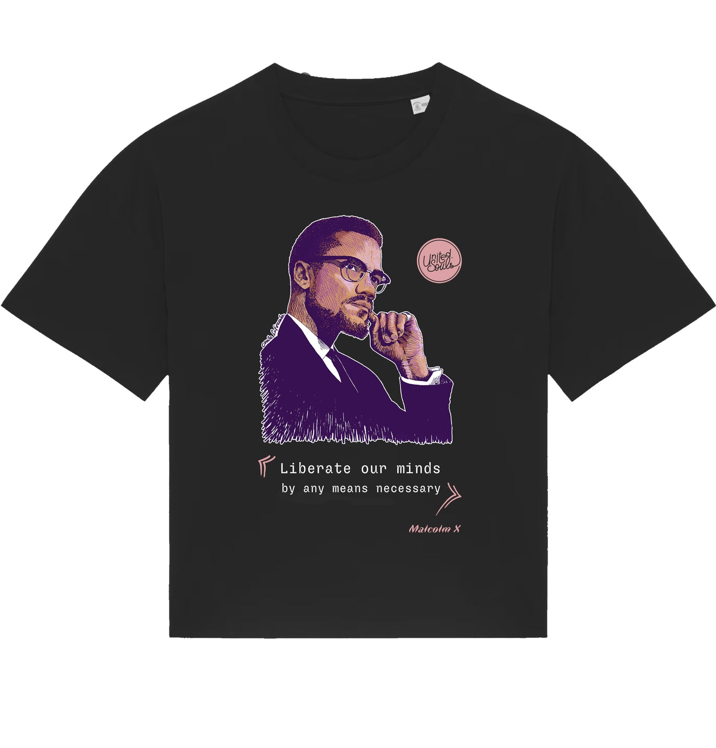 Malcolm X I Le T-shirt oversize Femme