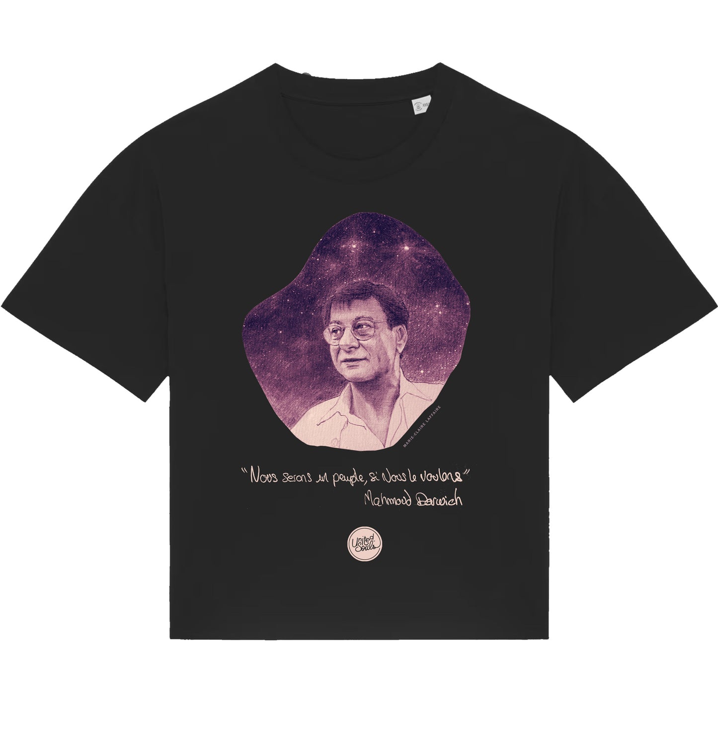 Mahmoud Darwich I Le T-shirt oversize Femme