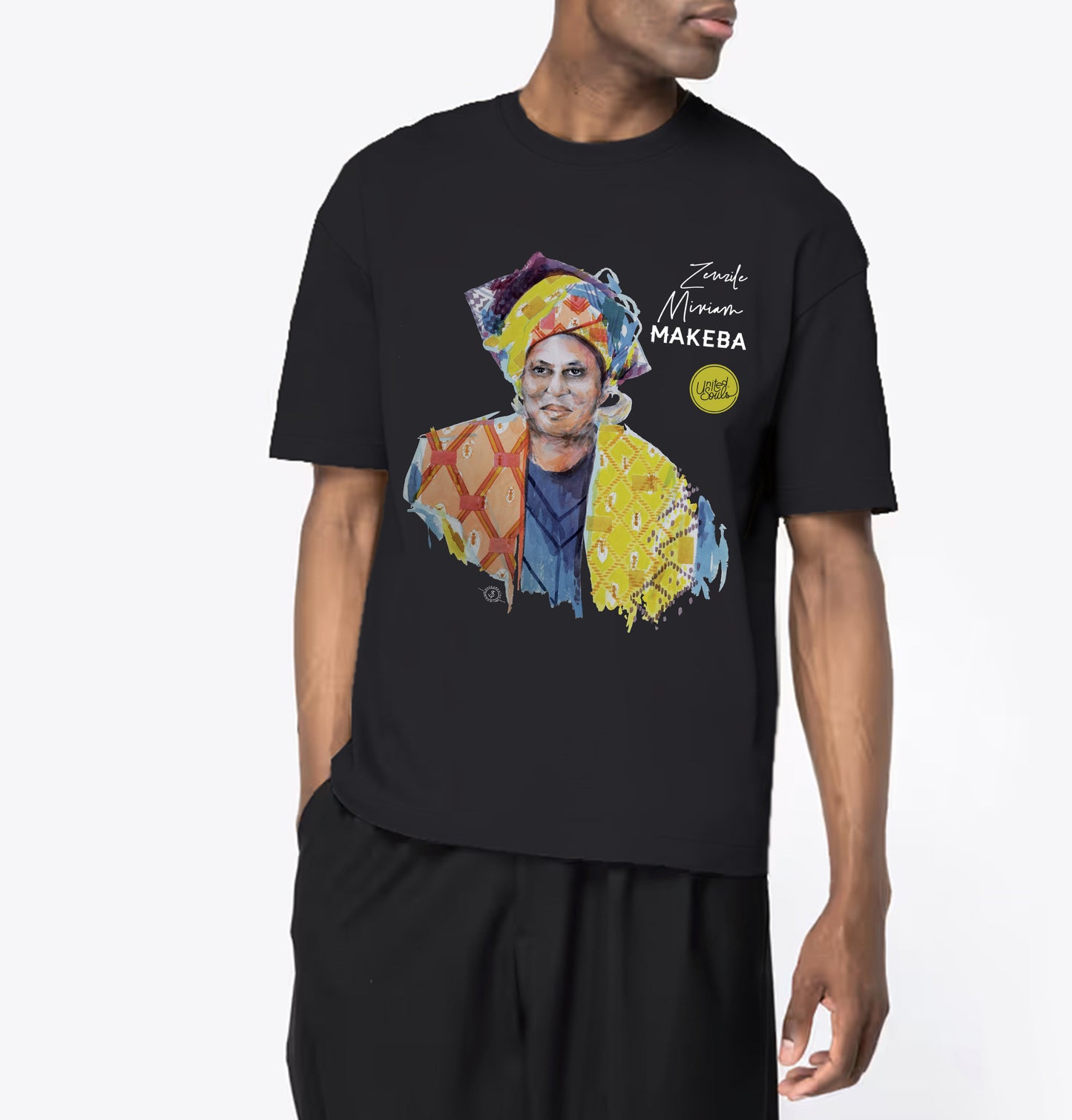 Miriam Makeba I Le T-shirt oversize Homme