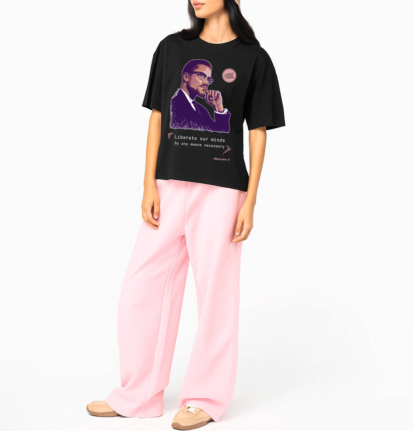 Malcolm X I Le T-shirt oversize Femme