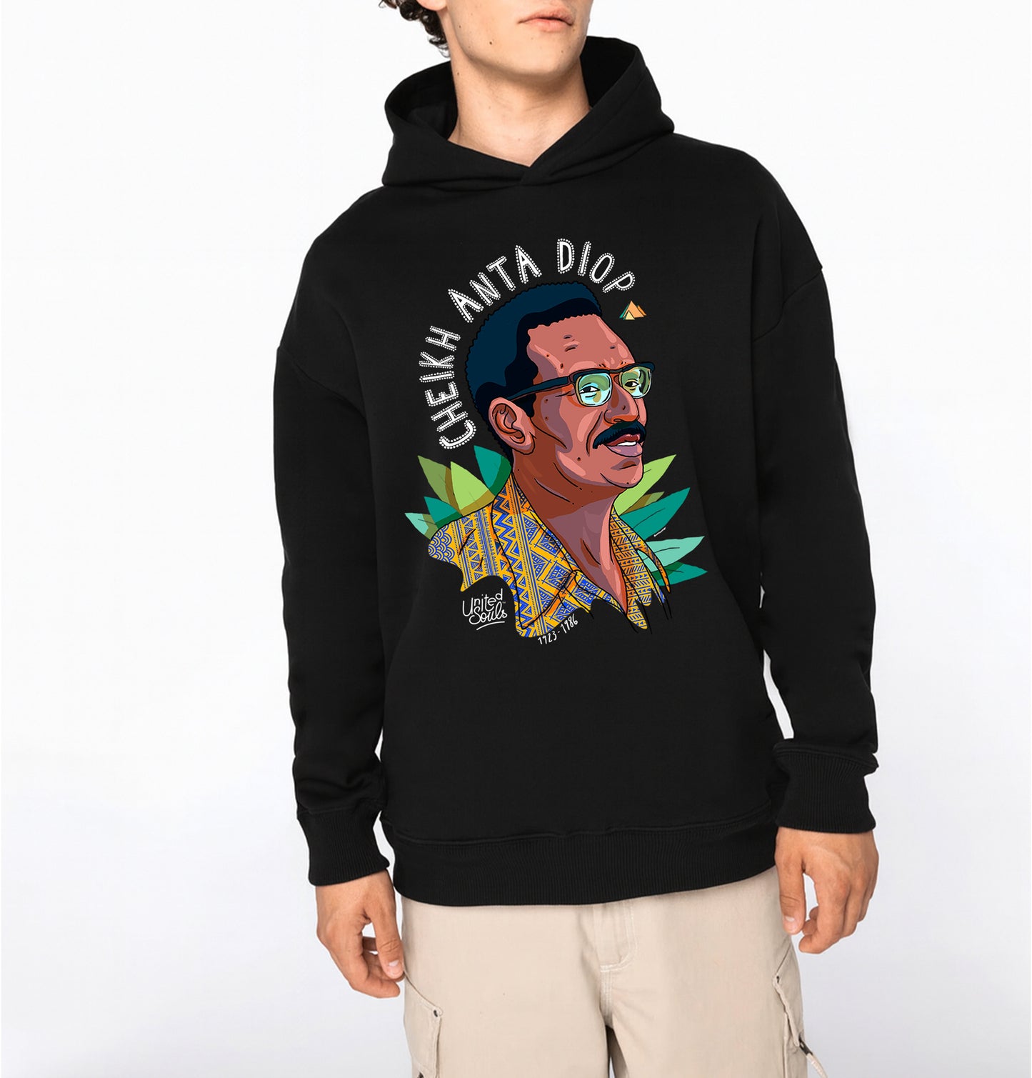 Cheikh Anta Diop I Der Unisex-Kapuzenpullover in Übergröße