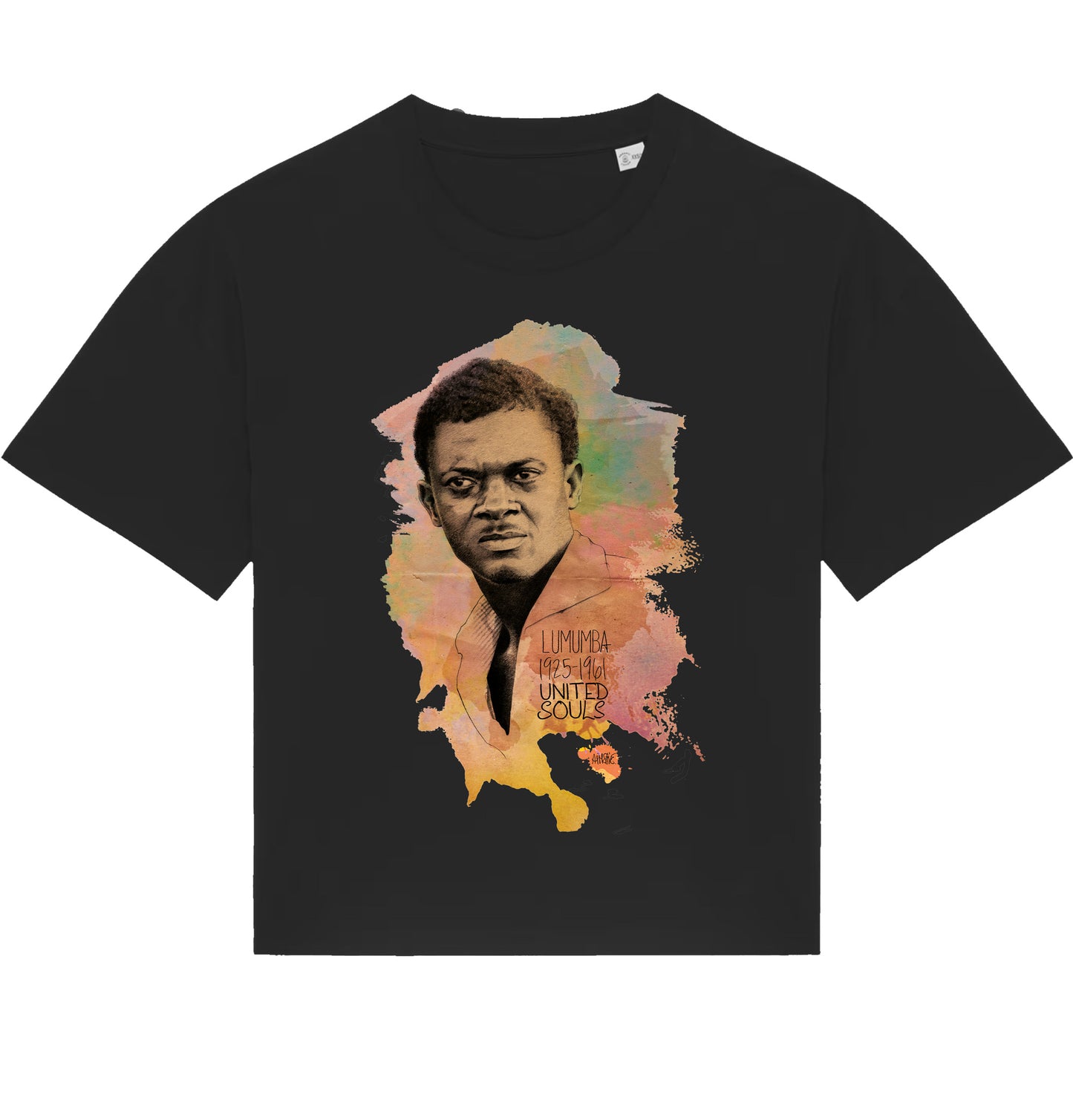 Lumumba Color I Women's oversized T-shirt