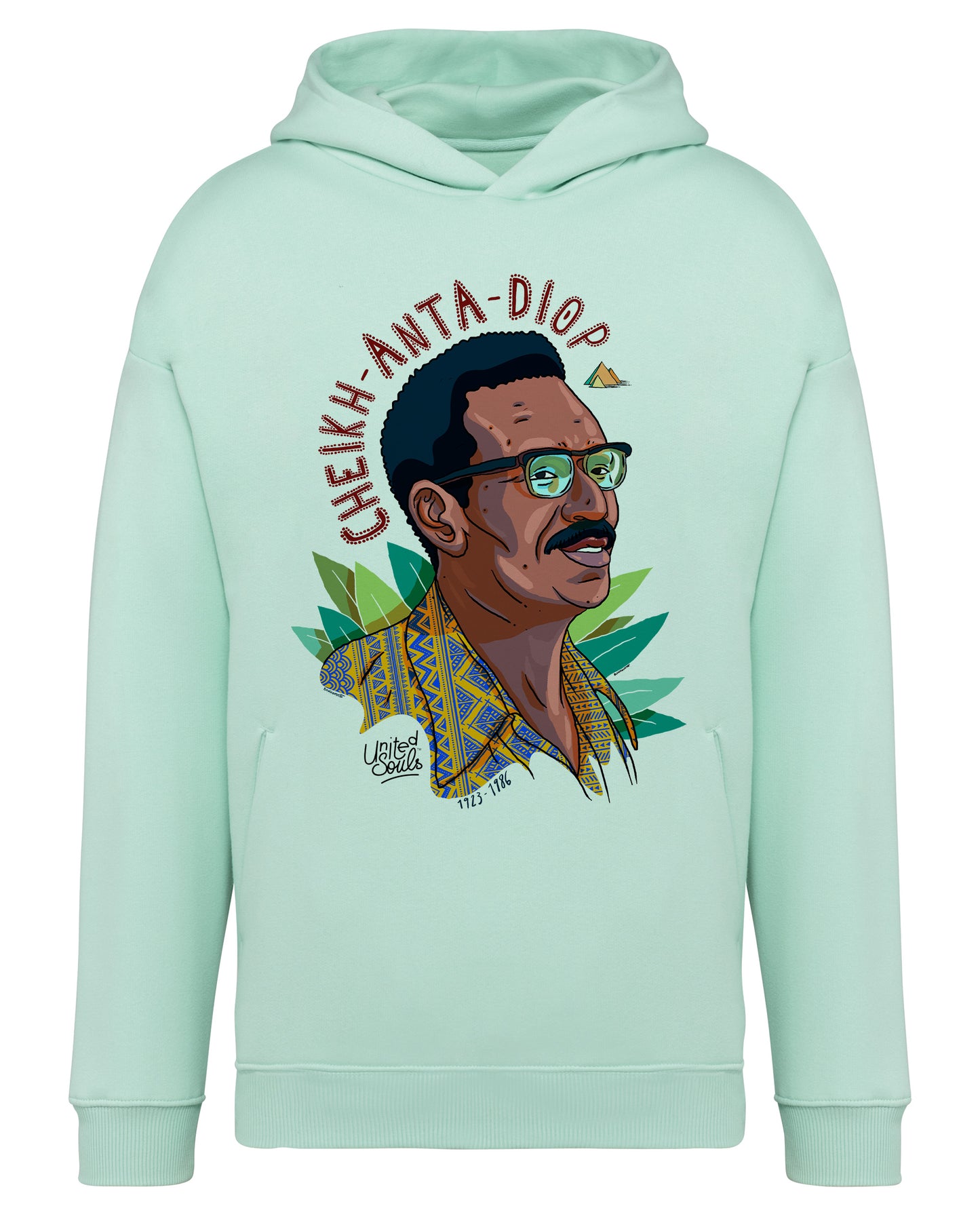 Cheikh Anta Diop I Der Unisex-Kapuzenpullover in Übergröße