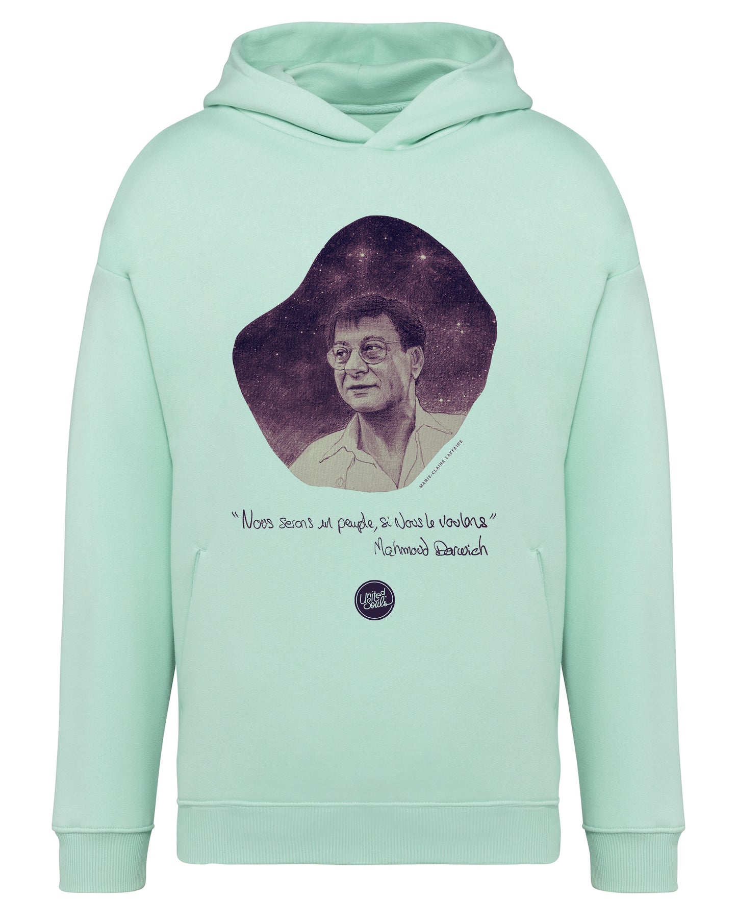 Mahmoud Darwish I Der Unisex Oversized Hoodie