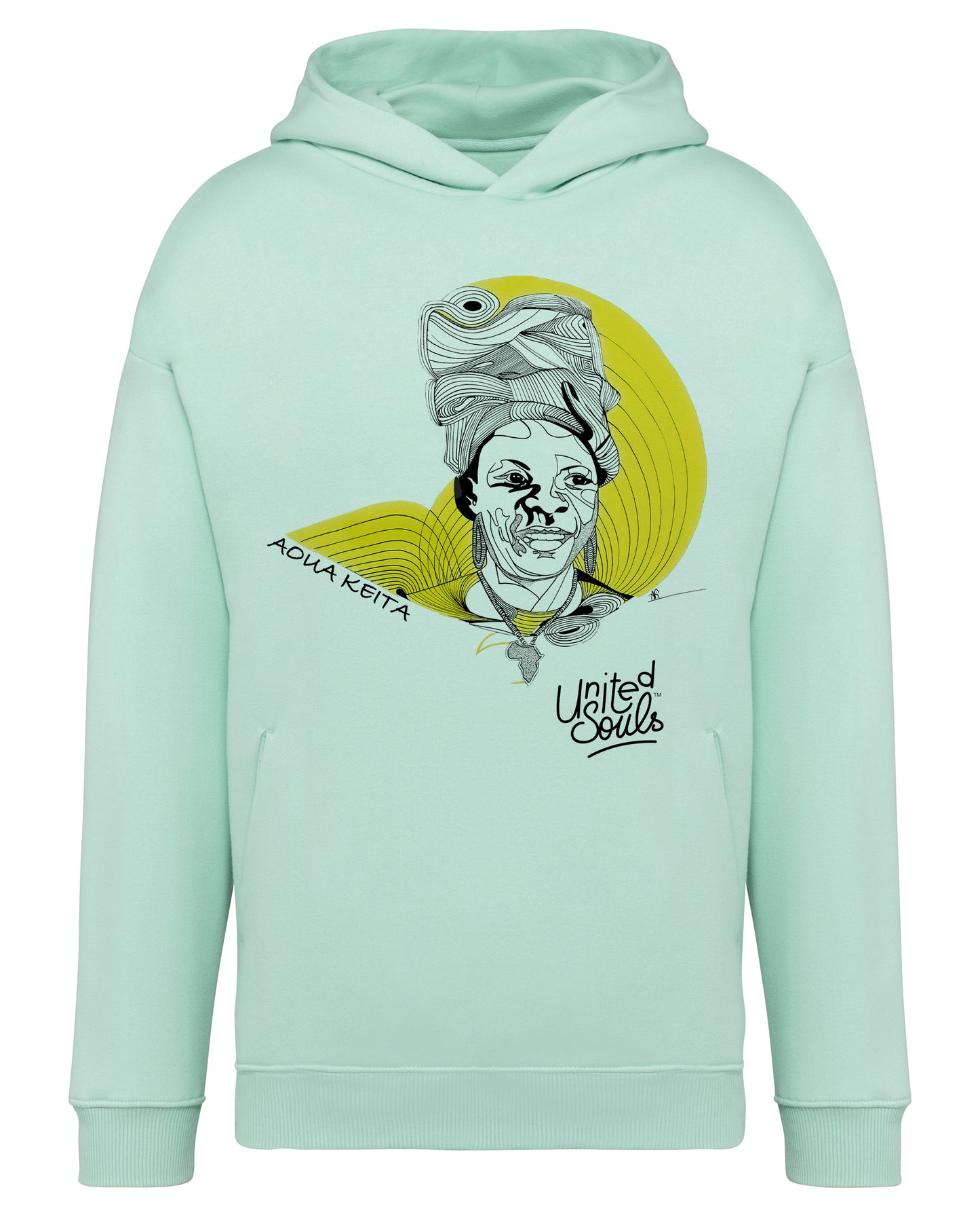 Aoua Keïta I Le sweat-shirt à capuche oversize unisexe