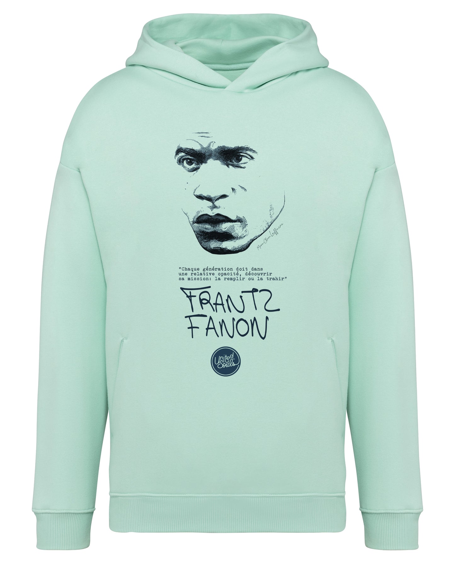 Frantz Fanon I Der Unisex-Oversize-Hoodie