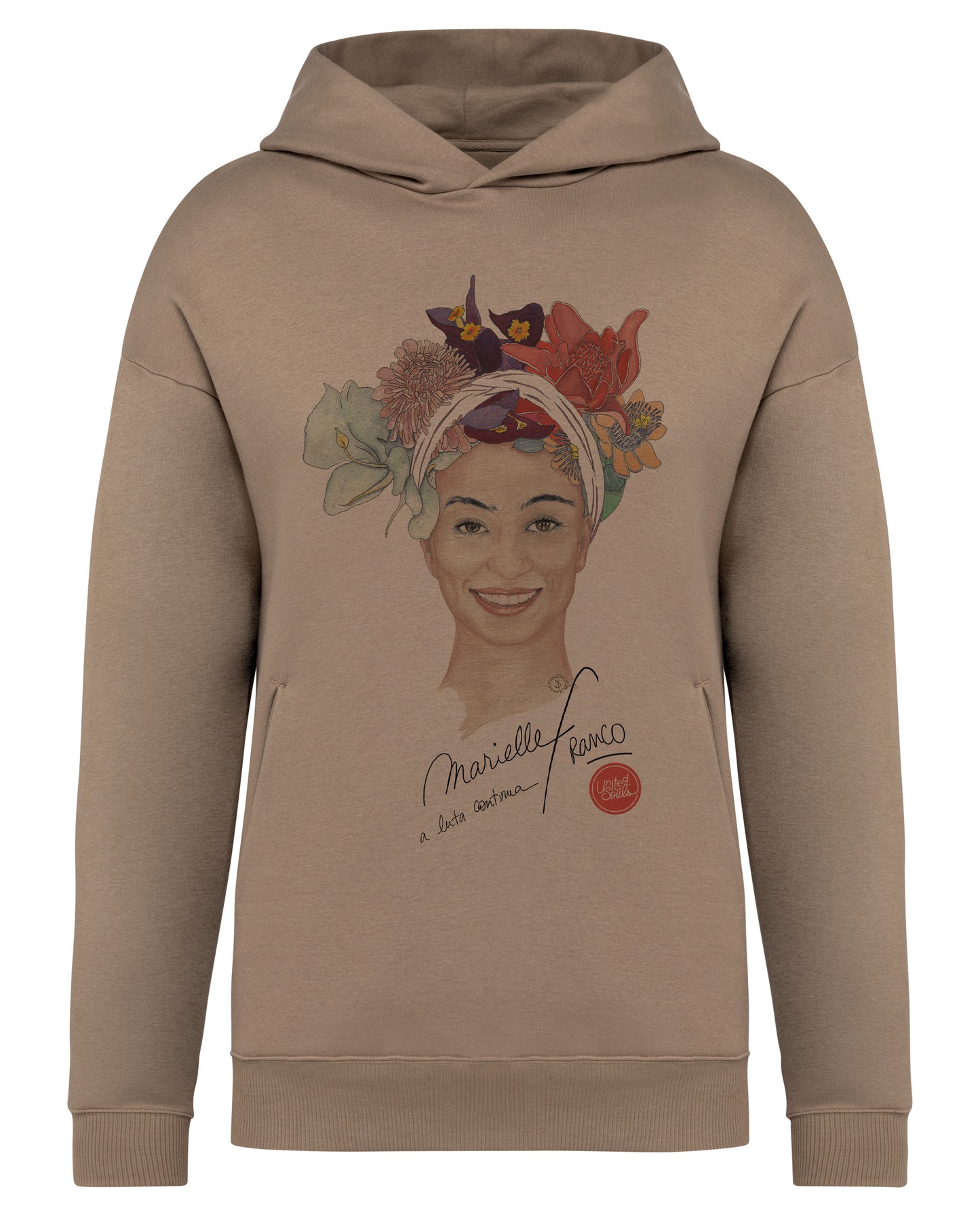 Marielle Franco I Der Unisex-Kapuzenpullover in Übergröße