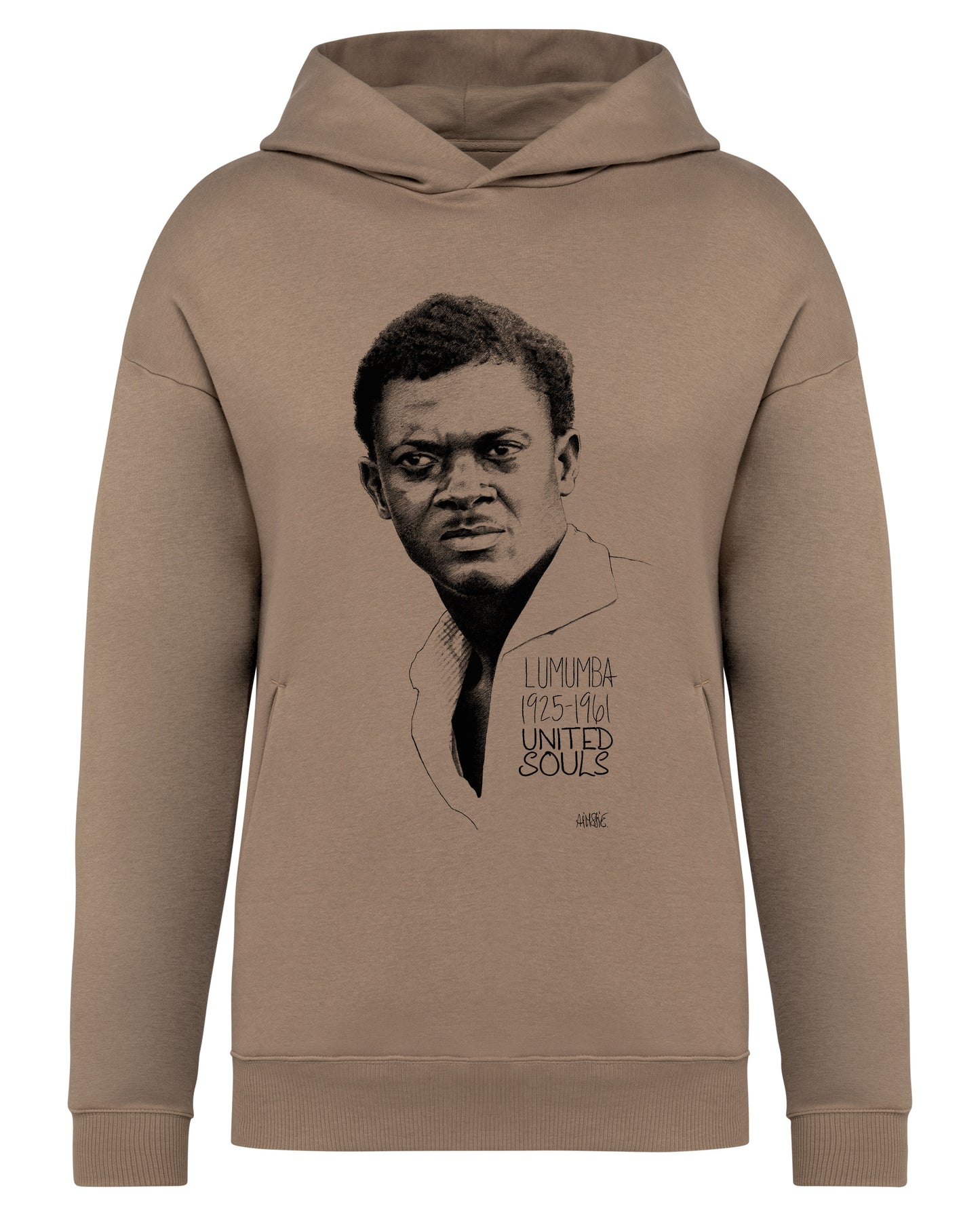 Lumumba Classic I The unisex oversized hoodie