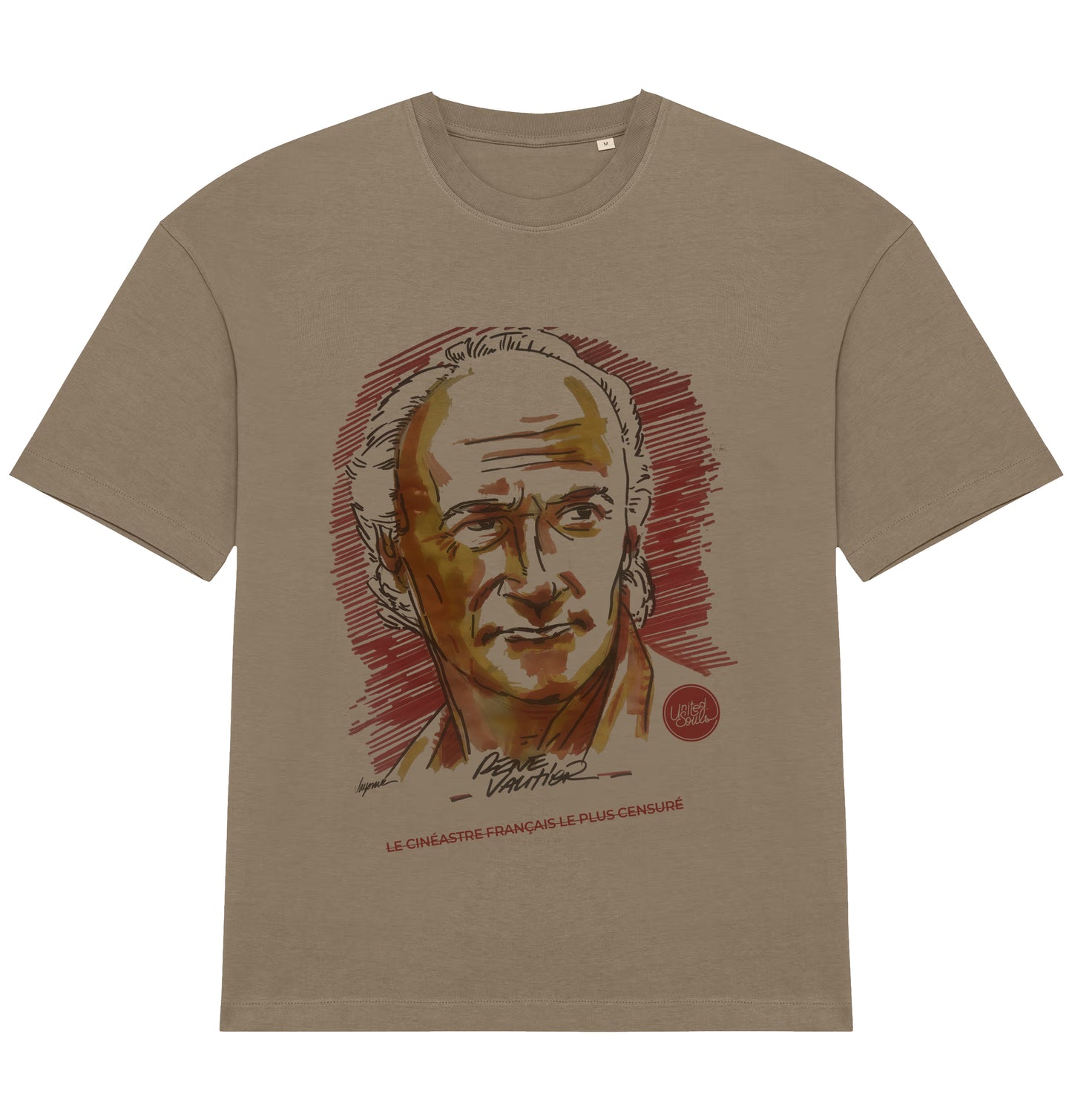 René Vautier I Le T-shirt oversize Homme