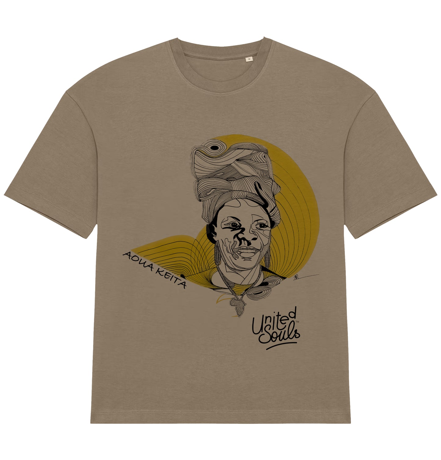 Aoua Keïta I Men's Oversized T-shirt