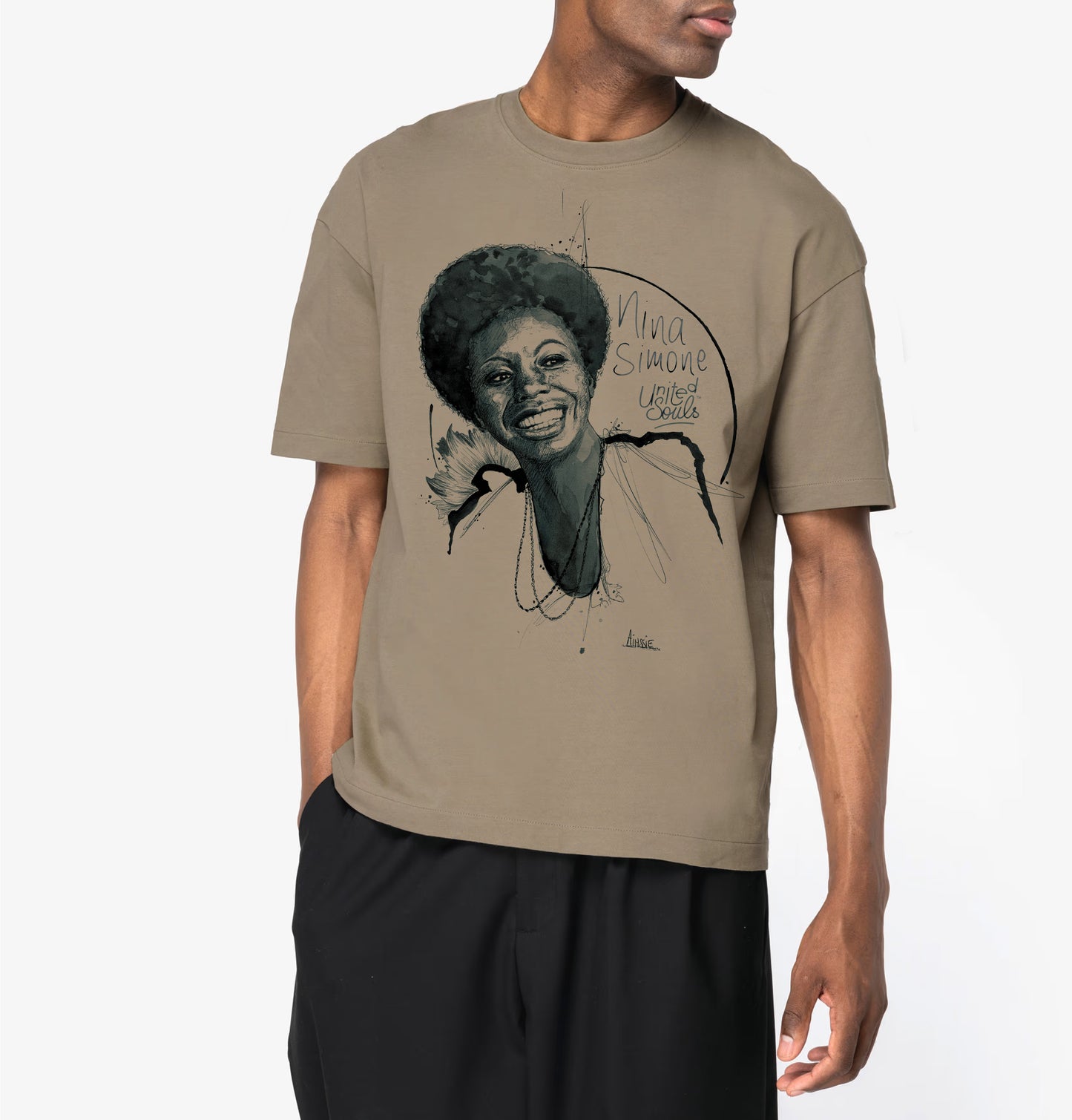 Nina Simone I Le T-shirt oversize Homme