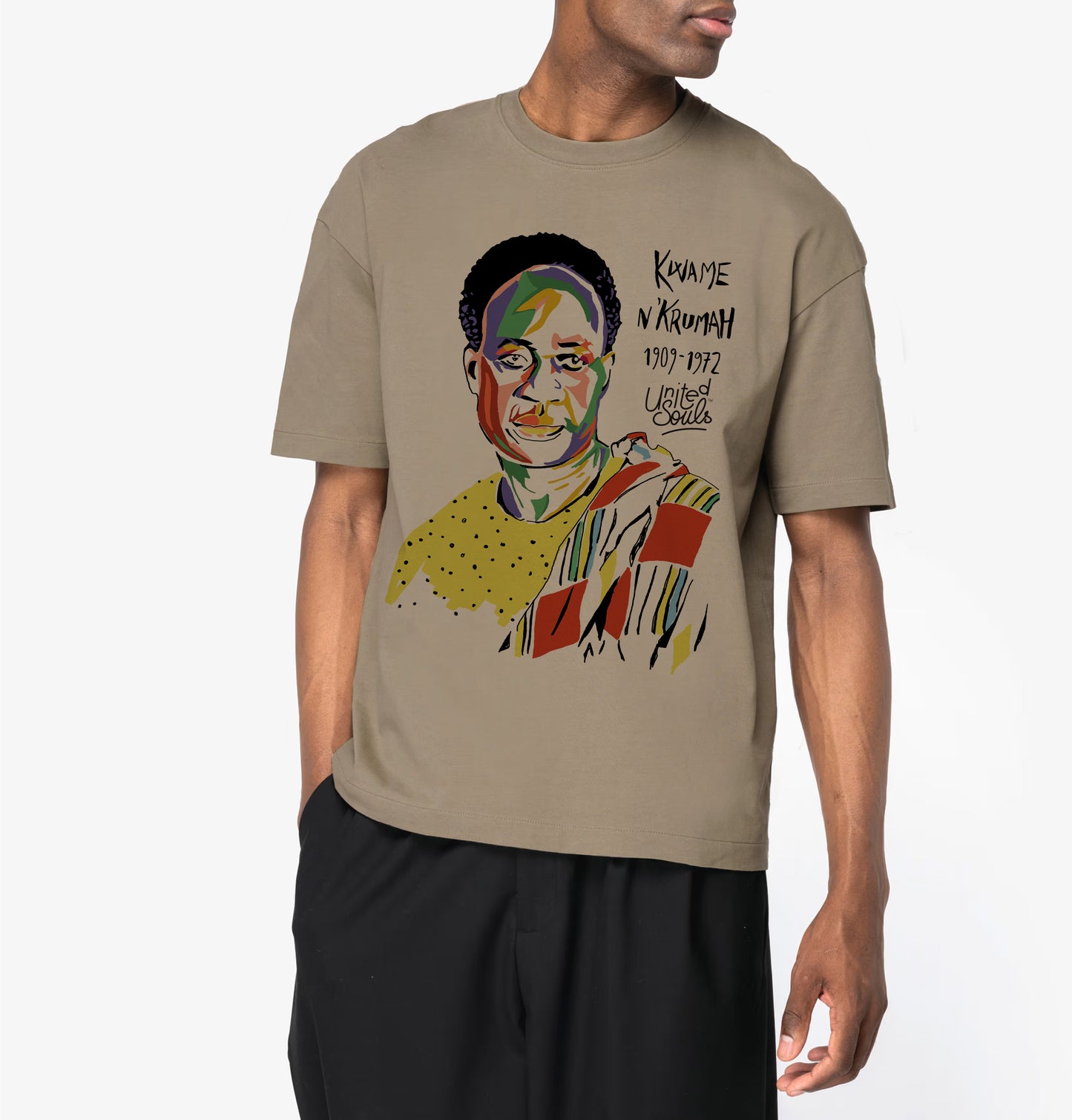 Kwame Nkrumah I The oversized T-shirt Men