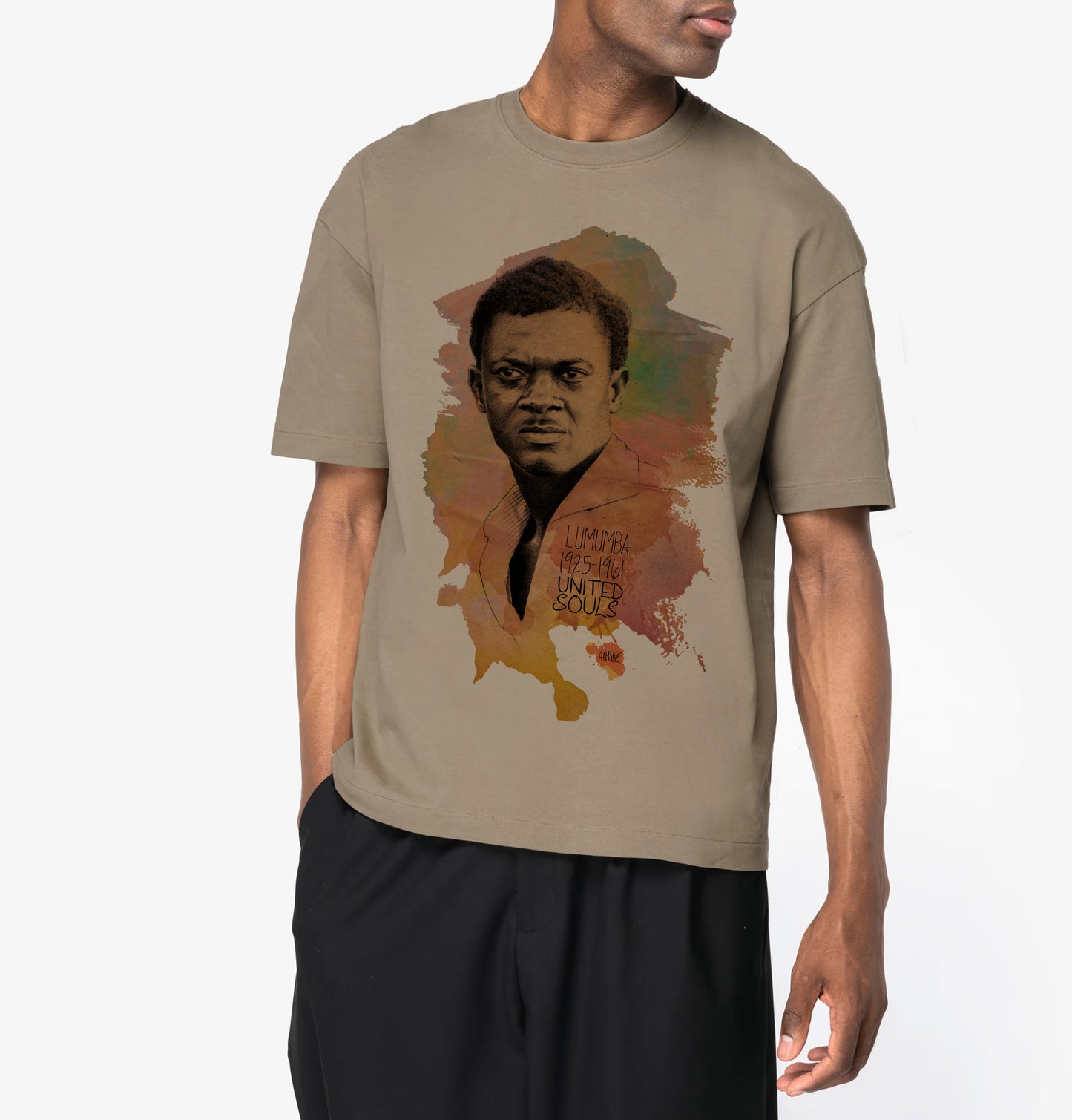 Lumumba Color I Le T-shirt oversize Homme