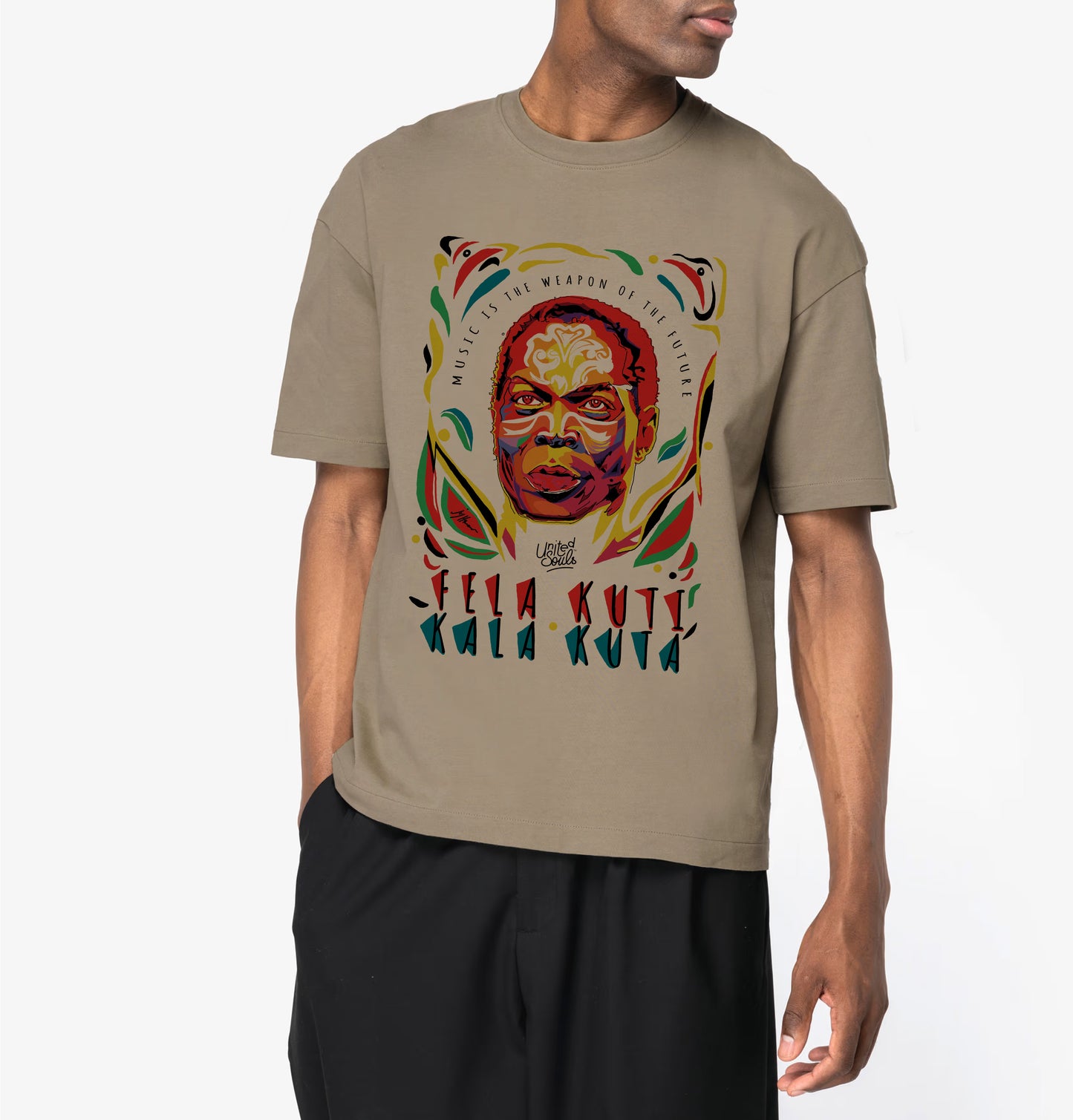 Fela Kuti I Le T-shirt oversize Homme