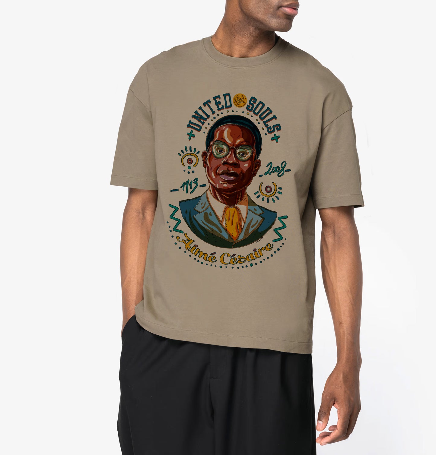 Aimé Césaire I The Men's Oversized T-shirt