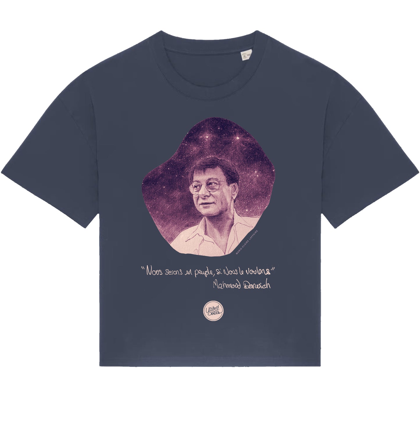 Mahmoud Darwich I Le T-shirt oversize Femme