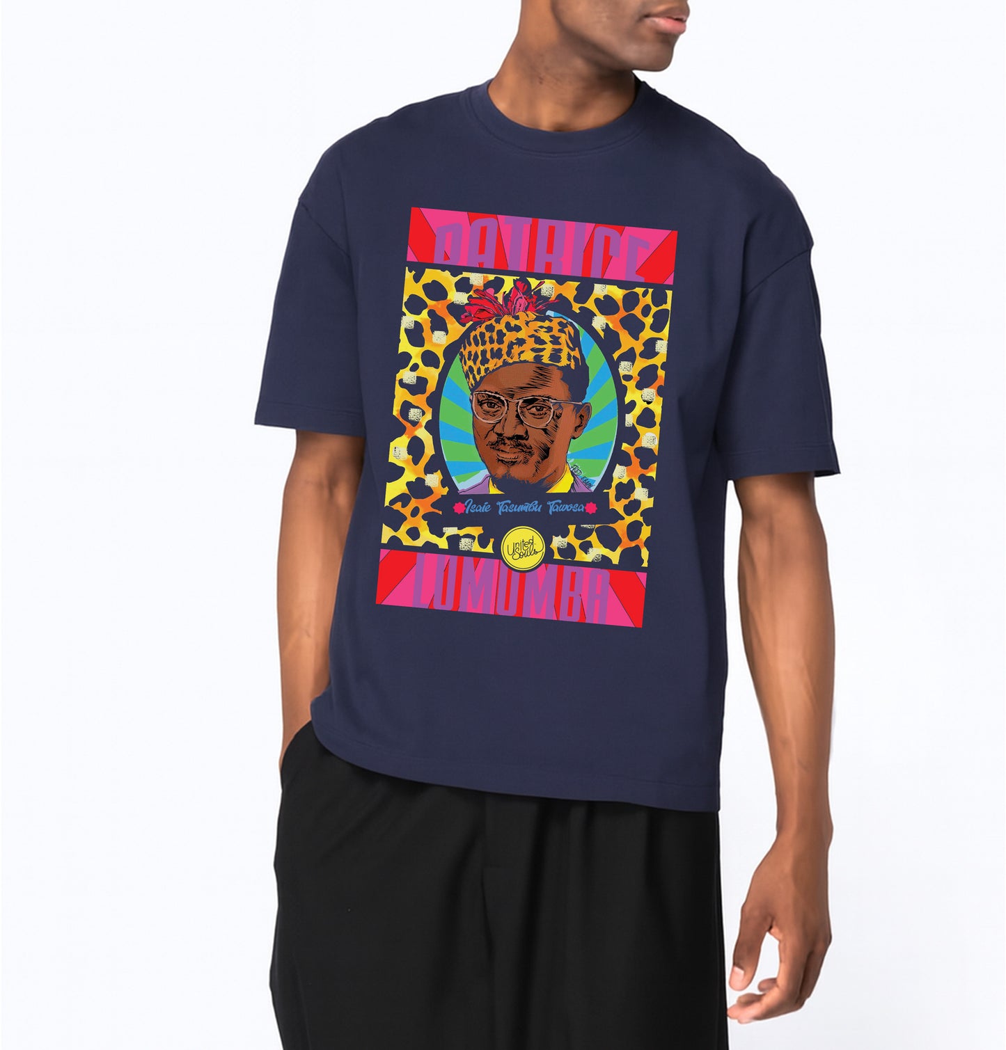 Lumumba Pop Art I Le T-shirt oversize Homme