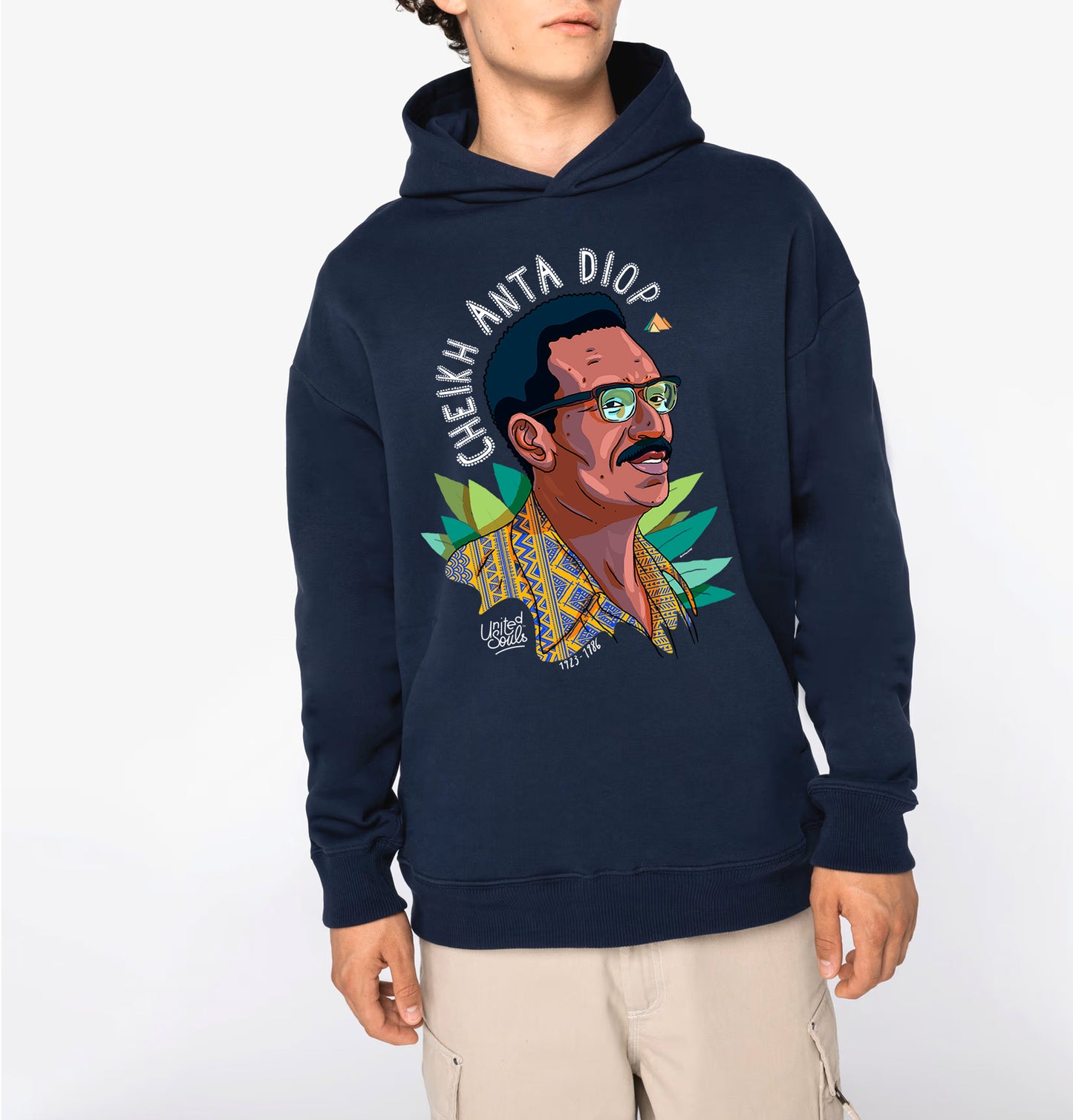 Cheikh Anta Diop I Der Unisex-Kapuzenpullover in Übergröße