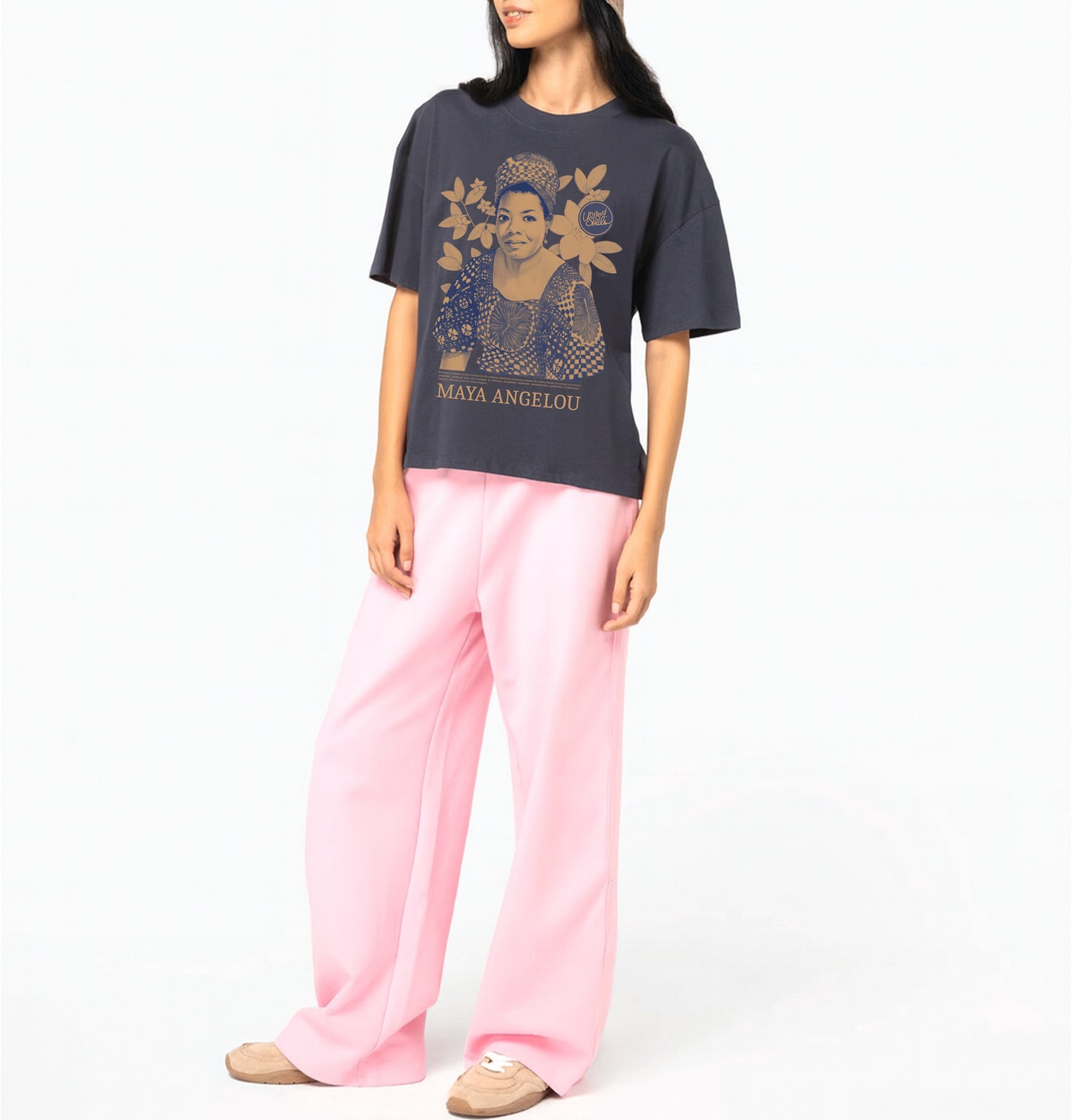 Maya Angelou Color I Le T-shirt oversize Femme