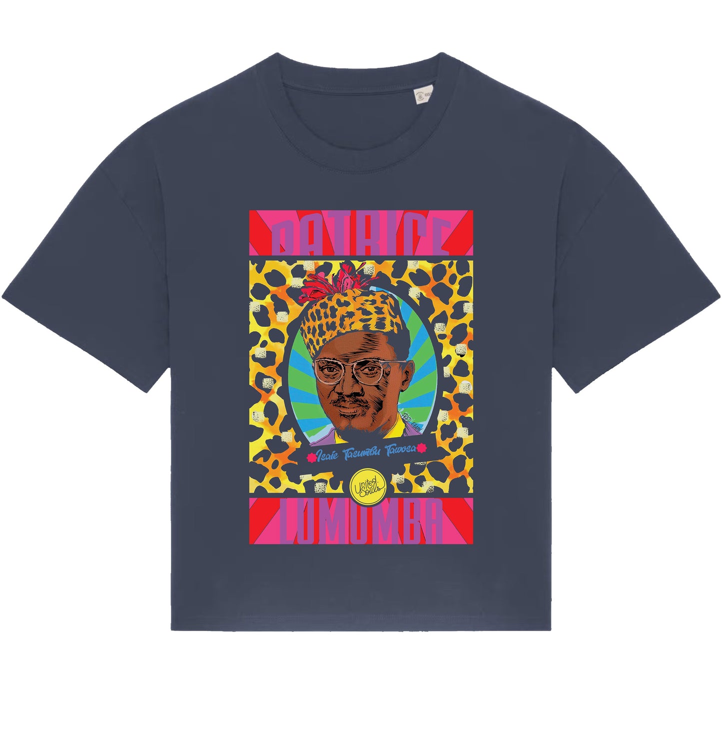 Lumumba Pop Art I The oversized T-shirt for Women