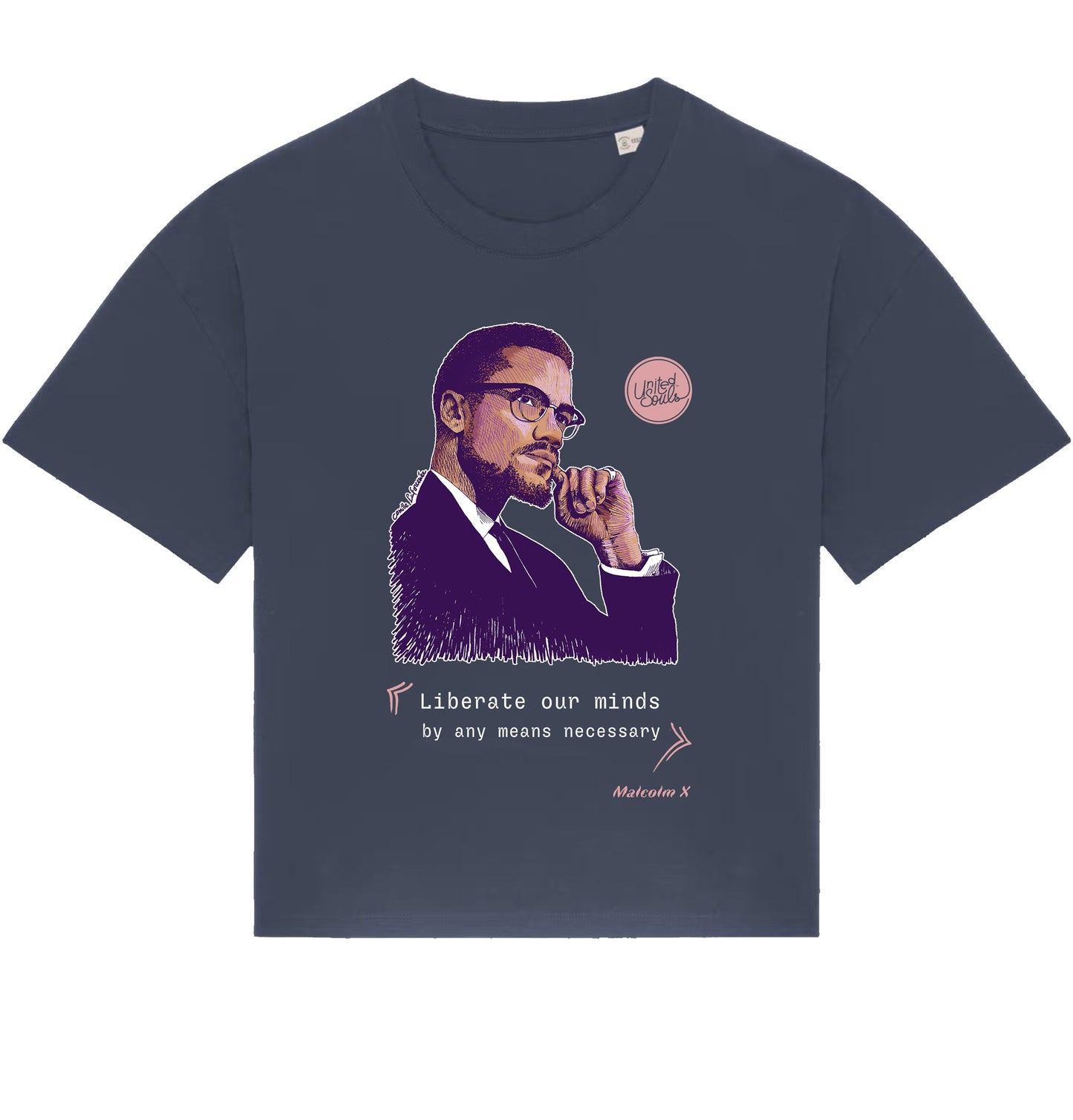 Malcolm X I Le T-shirt oversize Femme