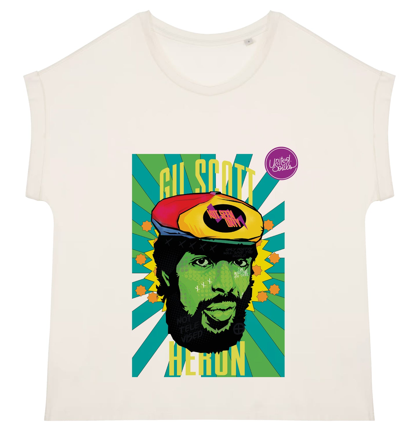 Gil Scott Heron I Damen T-Shirt mit Manschettenärmeln