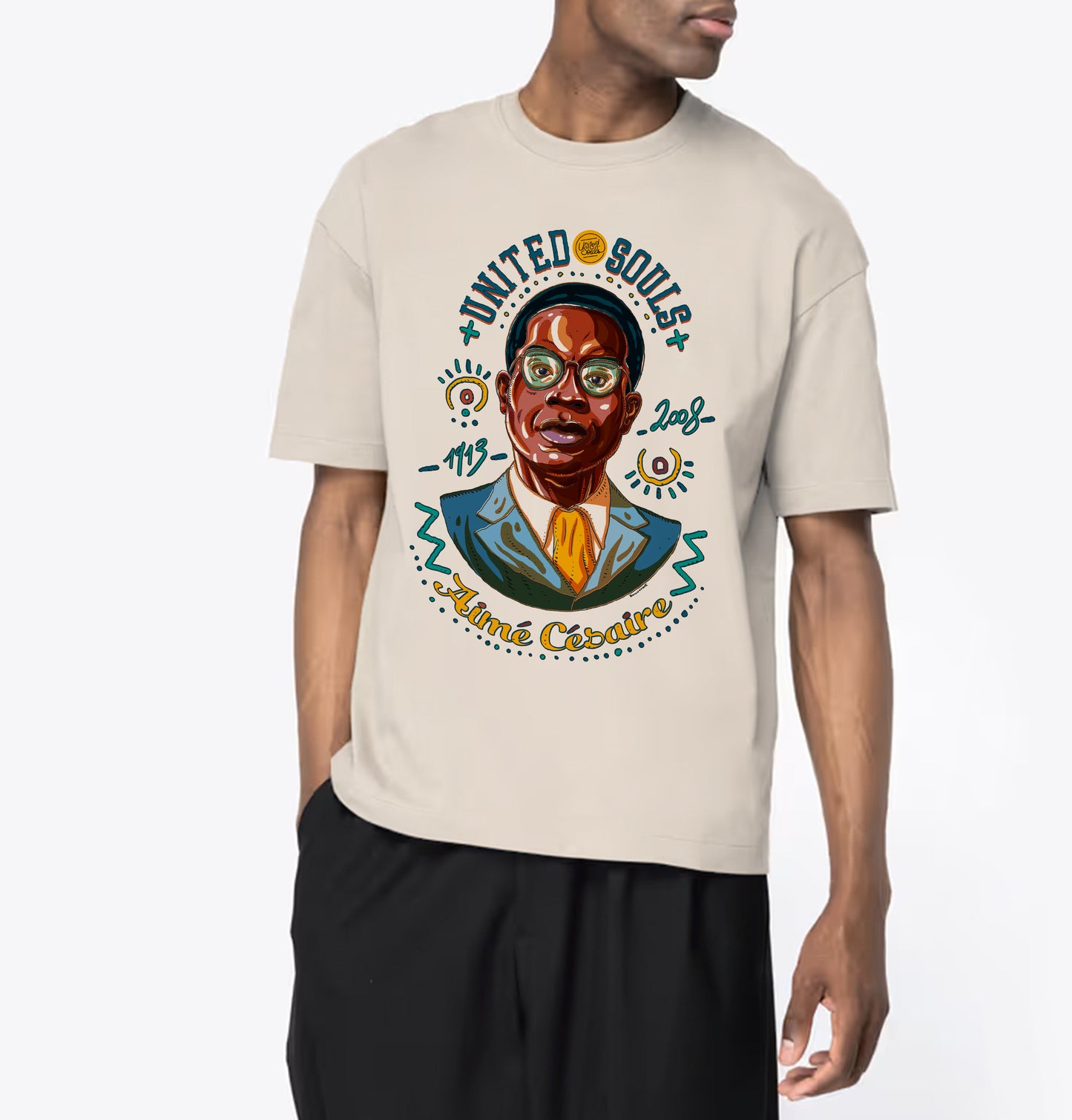 Aimé Césaire I The Men's Oversized T-shirt